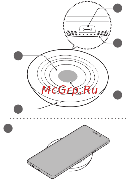 Samsung EP-P3100TBRGRU черный Инструкция по эксплуатации онлайн