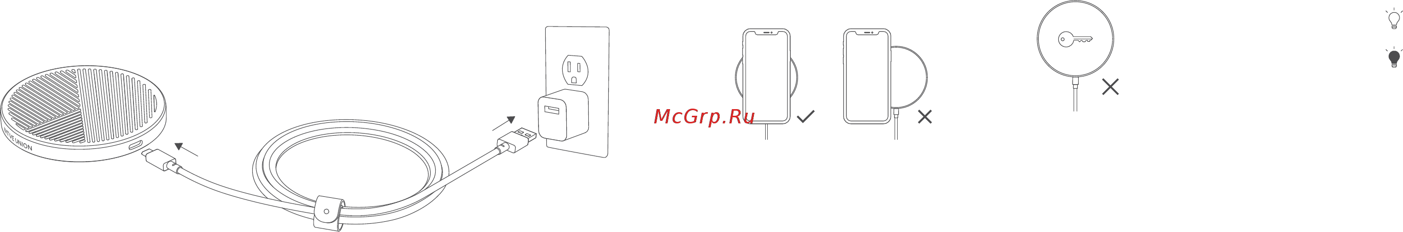 Native Union DROP Fast Charge 10W DROP-GRY-FB серый Инструкция по эксплуатации онлайн