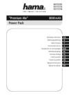 Hama Premium Alu 8000мАч черный Инструкция по эксплуатации