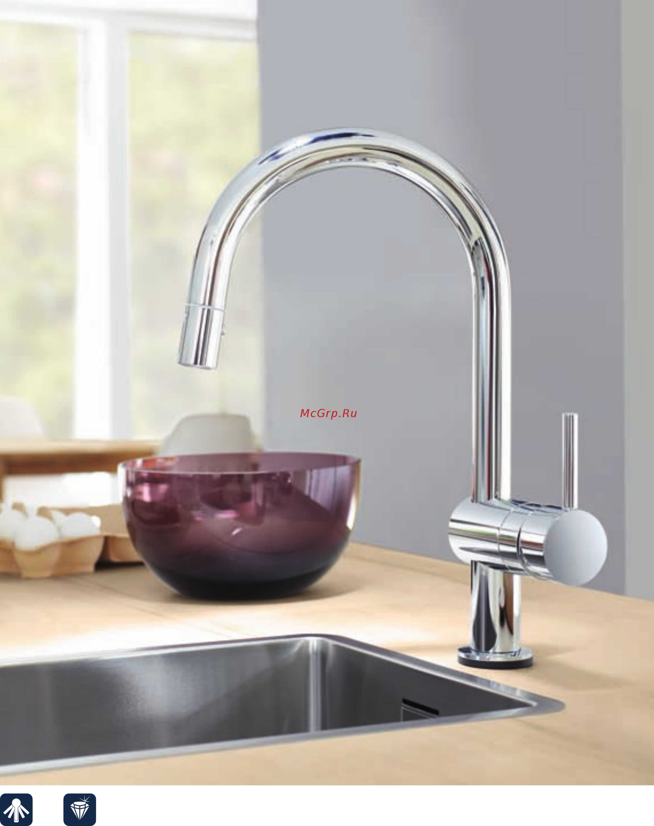 Grohe Minta Touch 31360001 хром [8/12] Grohe_broschure_grohe_minta_a5 indd 8 12 3 3 15 28