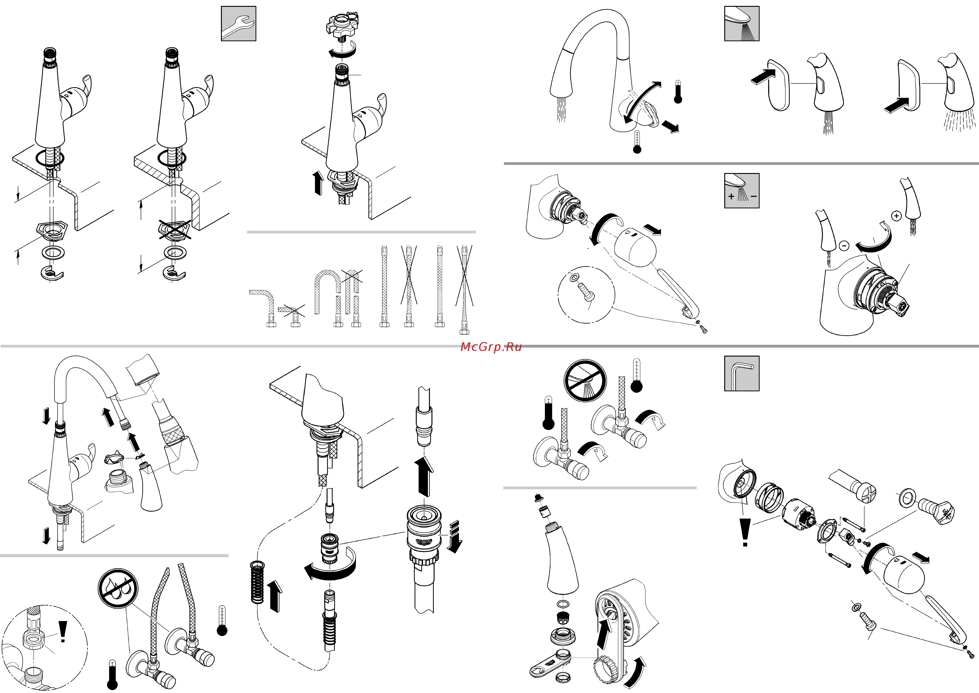 Grohe Zedra New 32294SD0 хром Инструкция по эксплуатации онлайн [3/24] 371264