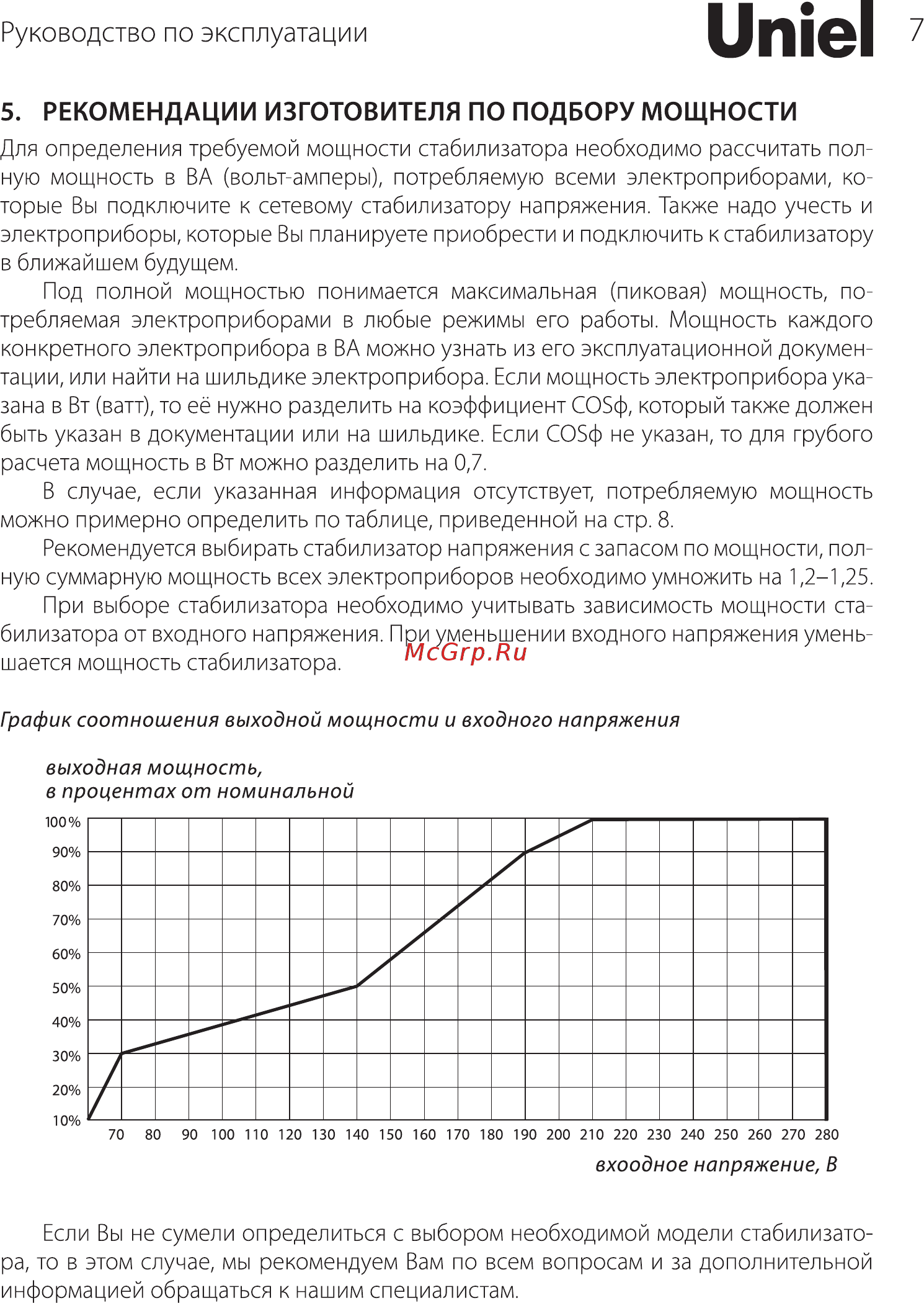 Uniel U-ARS-1500/1 09623 [7/12] Руководство по эксплуатации