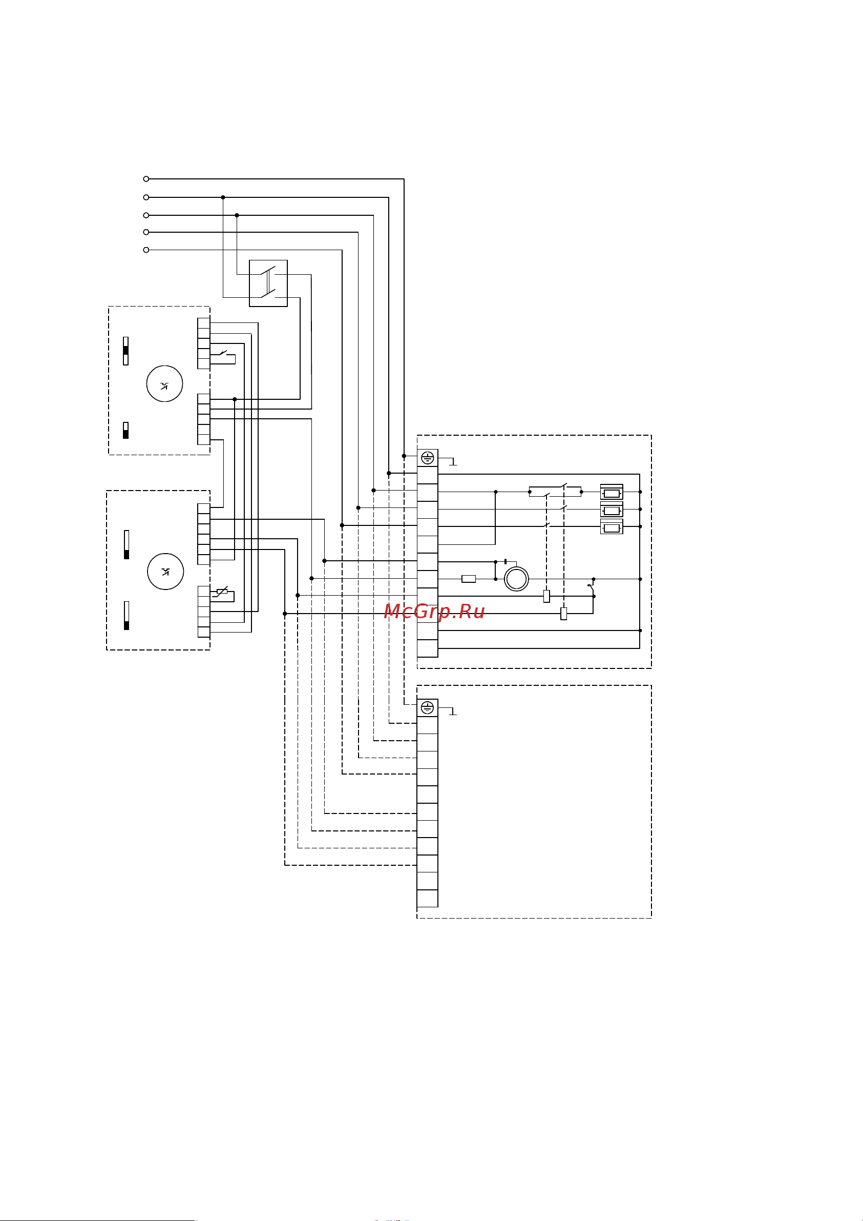 Ballu BHC-H20T24-PS [14/32] Ek1 ek2 ek3 нагревательный элемент км1 км2 электромагнитное реле м1 электродвигатель с1 конденсатор r1 резистор sk1 защитный термостат без автовозврата sk2 sk3 терморегулятор xт1 xтn колодка клеммная