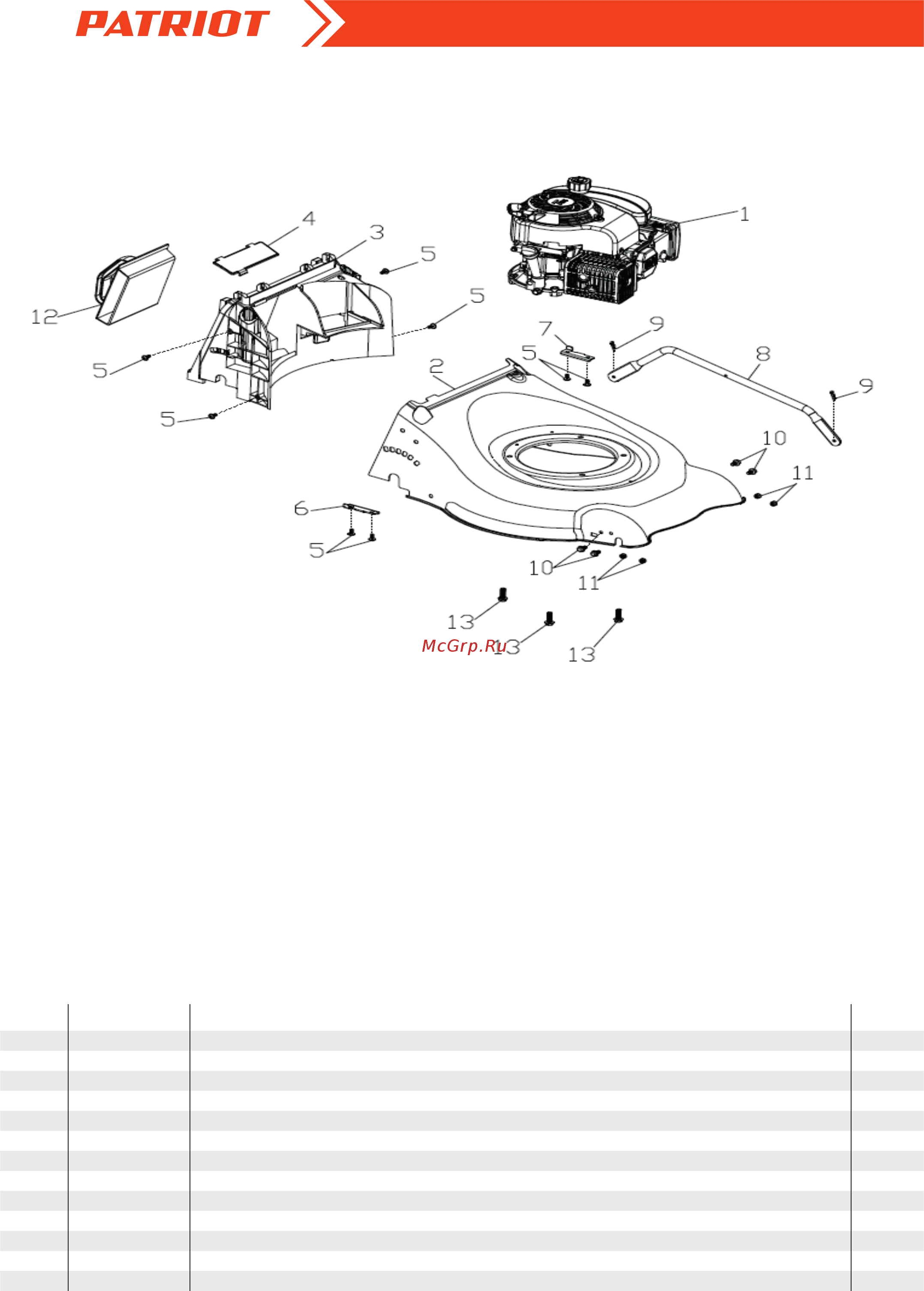 Patriot PT 41LM 512109002 [3/8] Газонокосилка бензиновая рт 41 lm