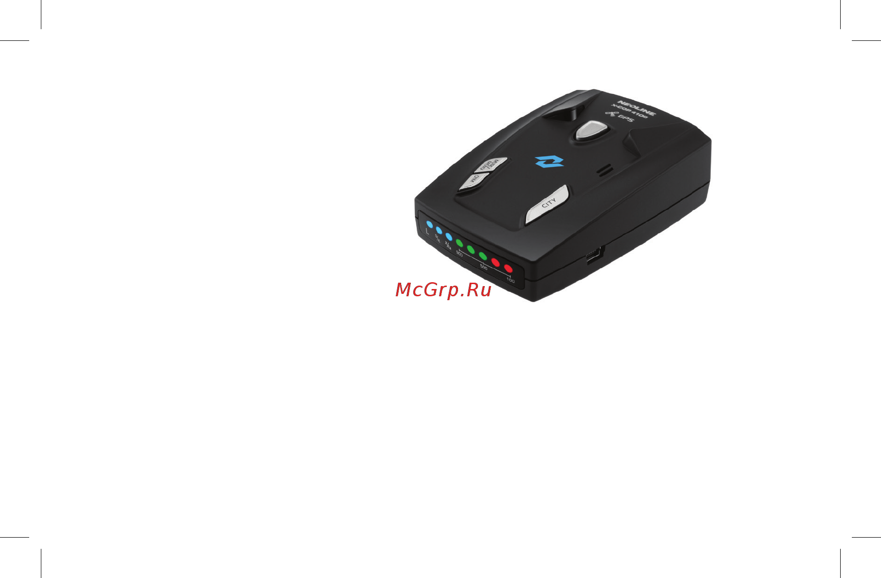 Neoline X-COP 4100 со встроенным GPS модулем Инструкция по эксплуатации онлайн [3/31] 371667