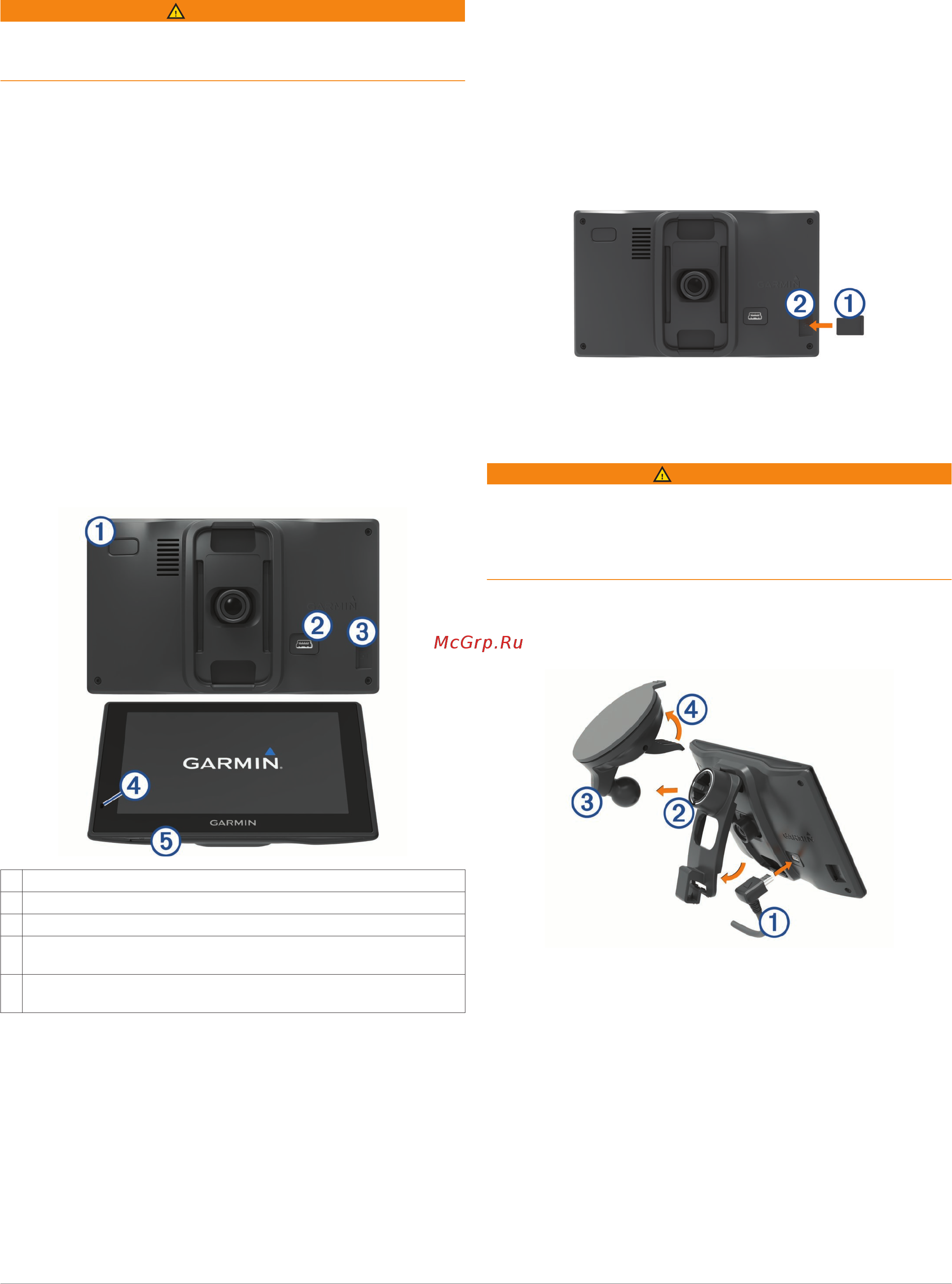 Garmin 5u0022 [7/42] Общая информация об устройстве garmin driveassist