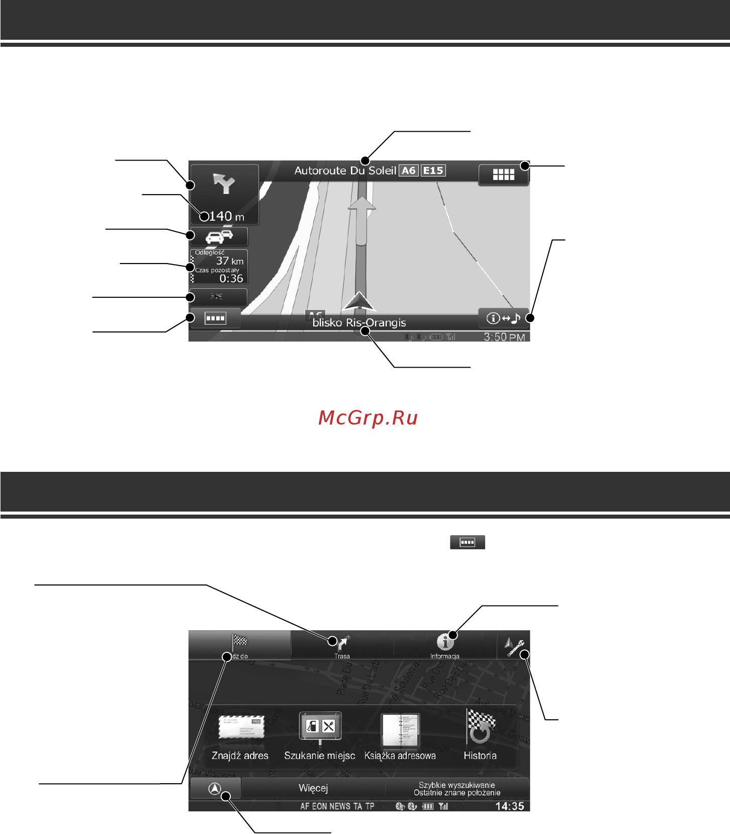 Alpine INE-W990HDMI-NAVITEL 2x [172/184] Funkcje mapy