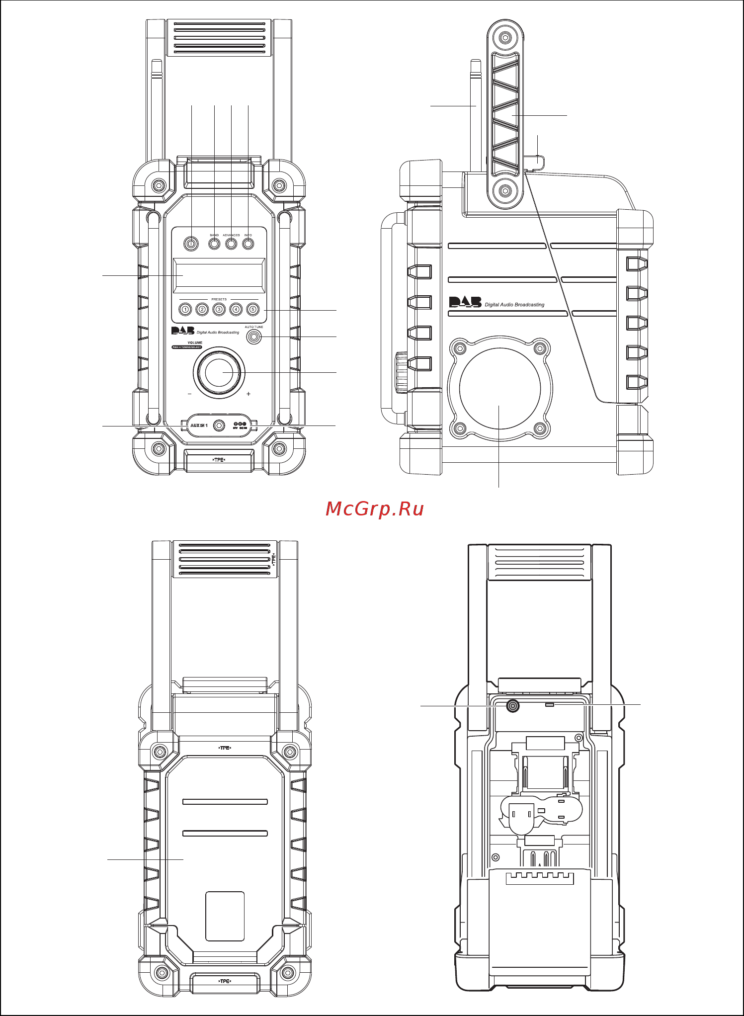 Makita DMR110 Инструкция по эксплуатации онлайн [2/56] 372027