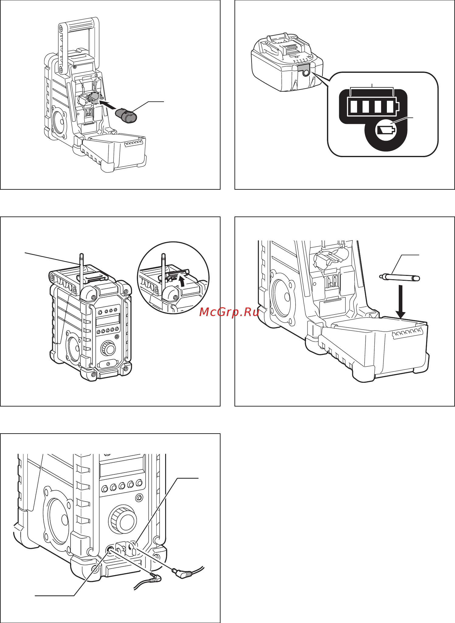 Makita DMR110 Инструкция по эксплуатации онлайн [4/56] 372027