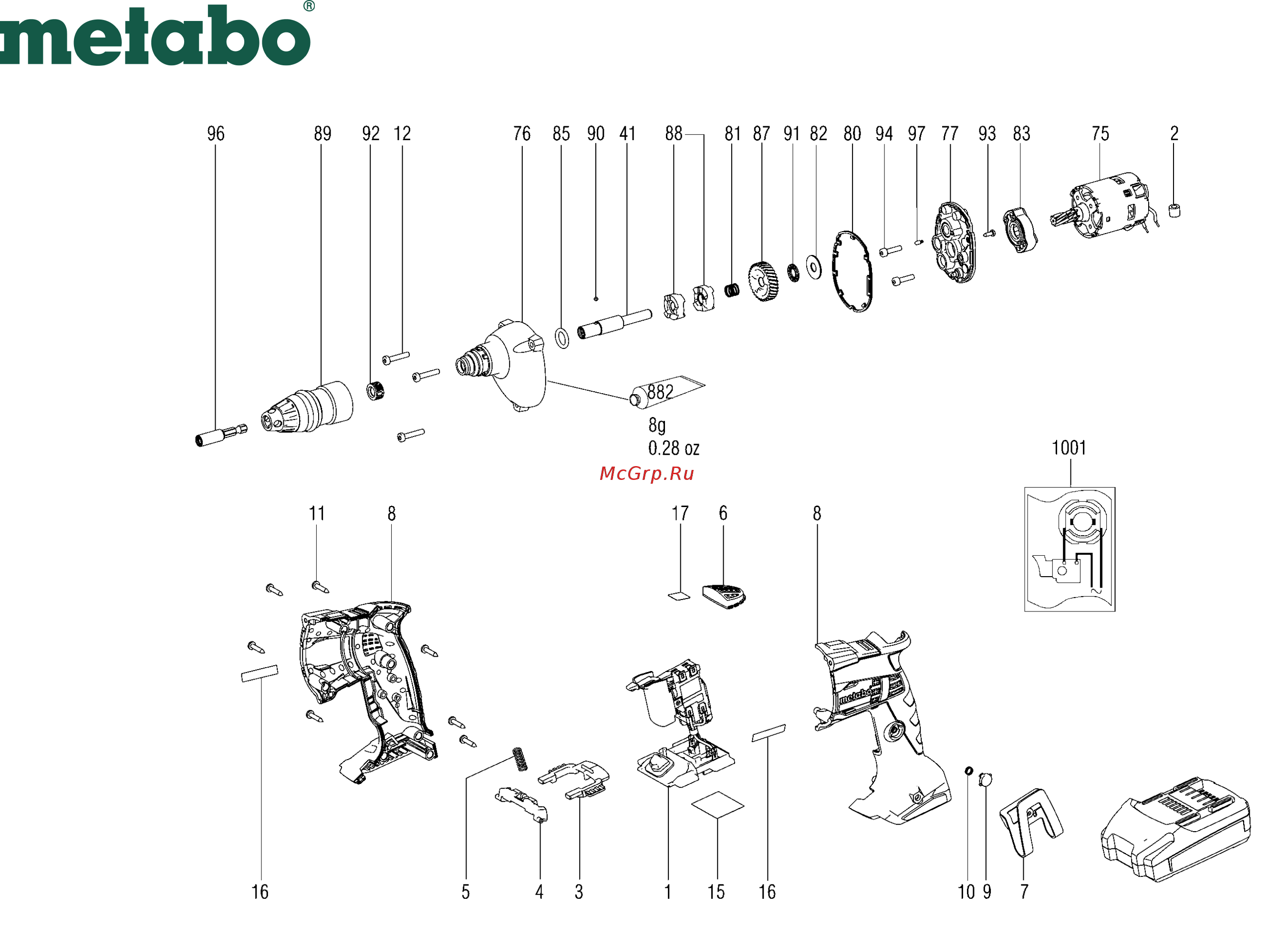Metabo SE 18 LTX 6000  620049890 Инструкция по сборке онлайн