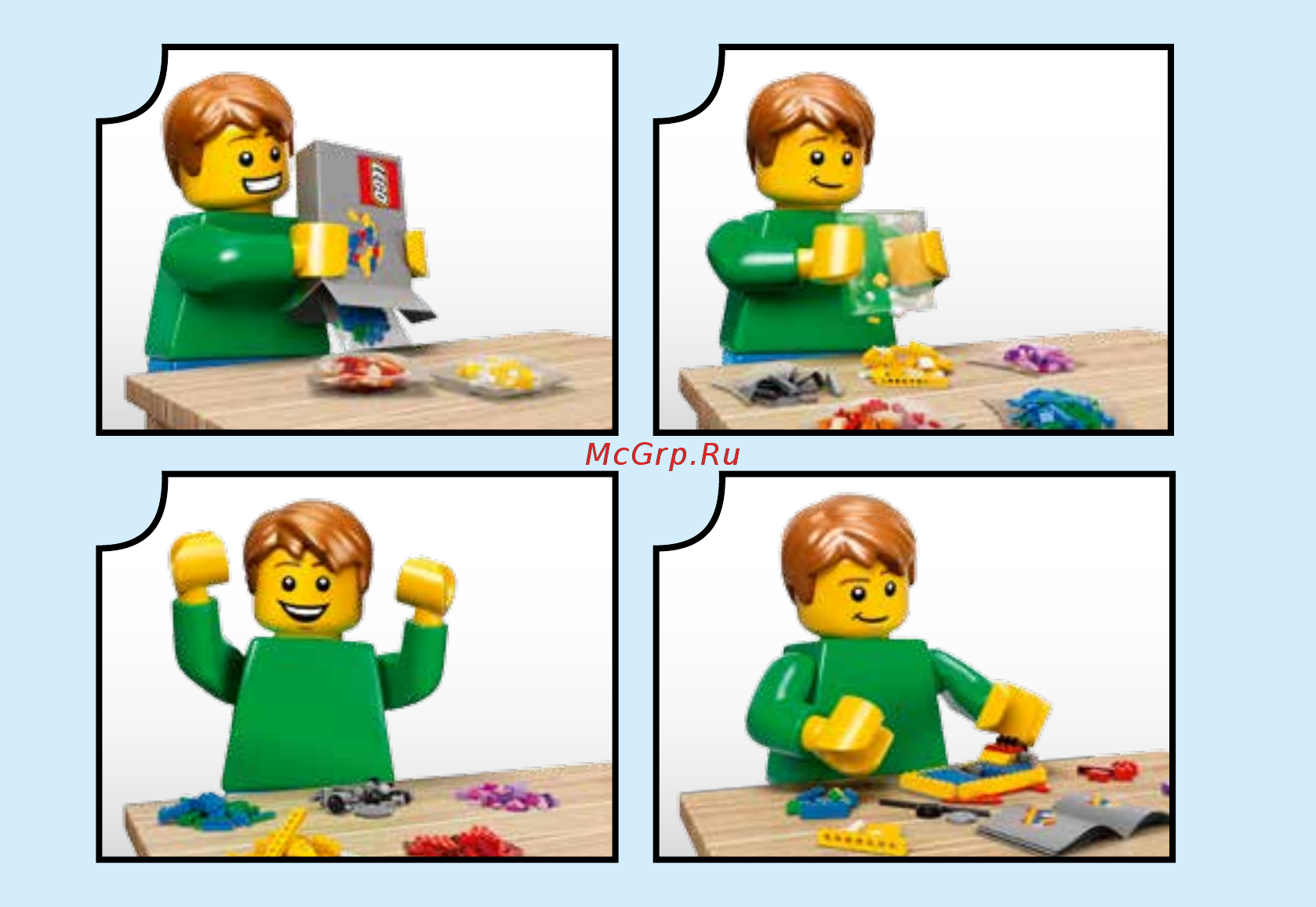 Lego BrickHeadz Железный человек MK50 41604 Инструкция по сборке онлайн [2/32] 372181