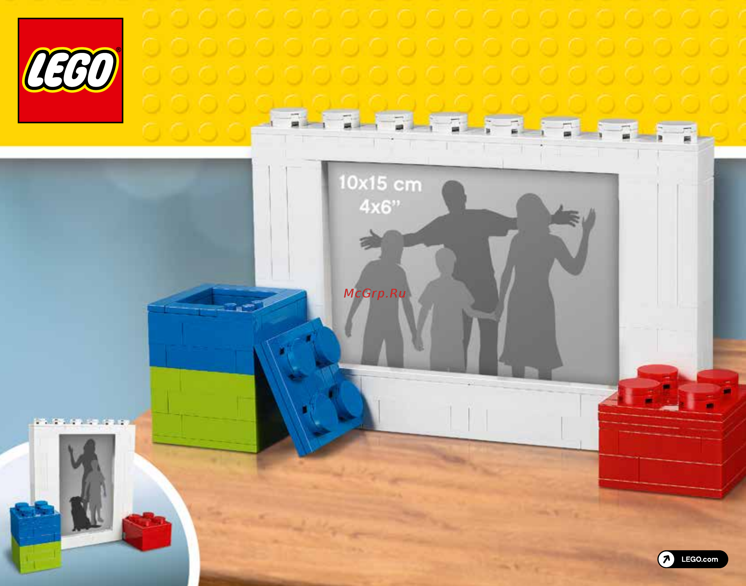 Lego Фоторамка из кубиков Инструкция по эксплуатации онлайн