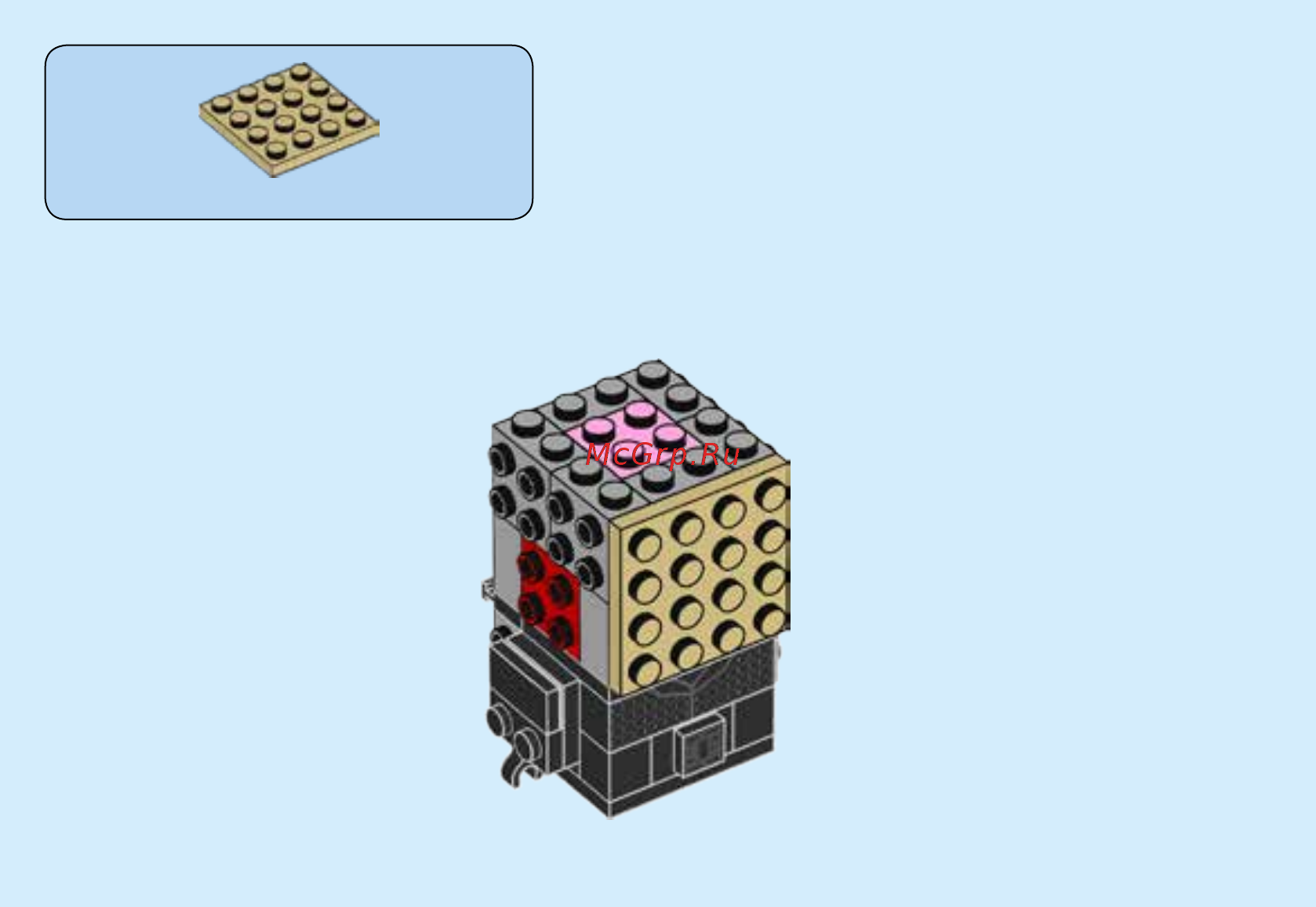 Lego BrickHeadz Кайло Рен (41603) Инструкция по сборке онлайн [12/40] 372439