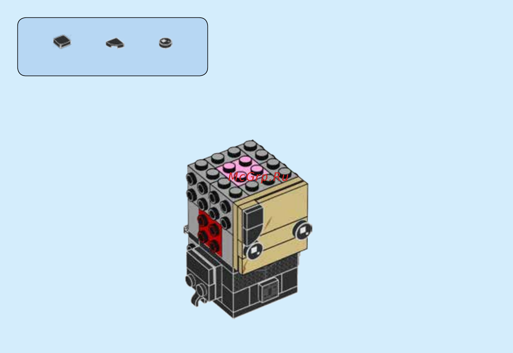 Lego BrickHeadz Кайло Рен (41603) Инструкция по сборке онлайн [14/40] 372439