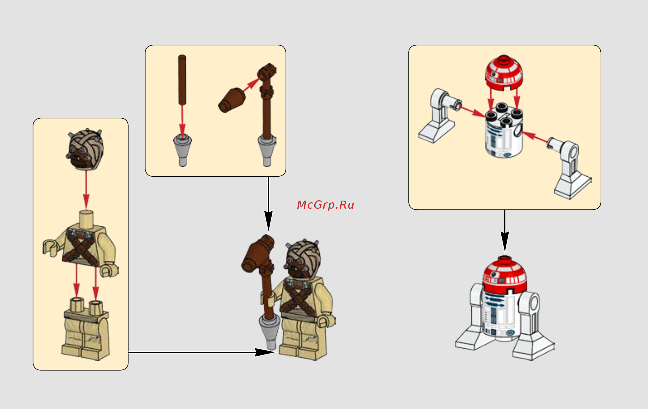 Lego Star Wars Боевой набор планеты Татуин (75198) Инструкция по сборке онлайн [3/36] 372453