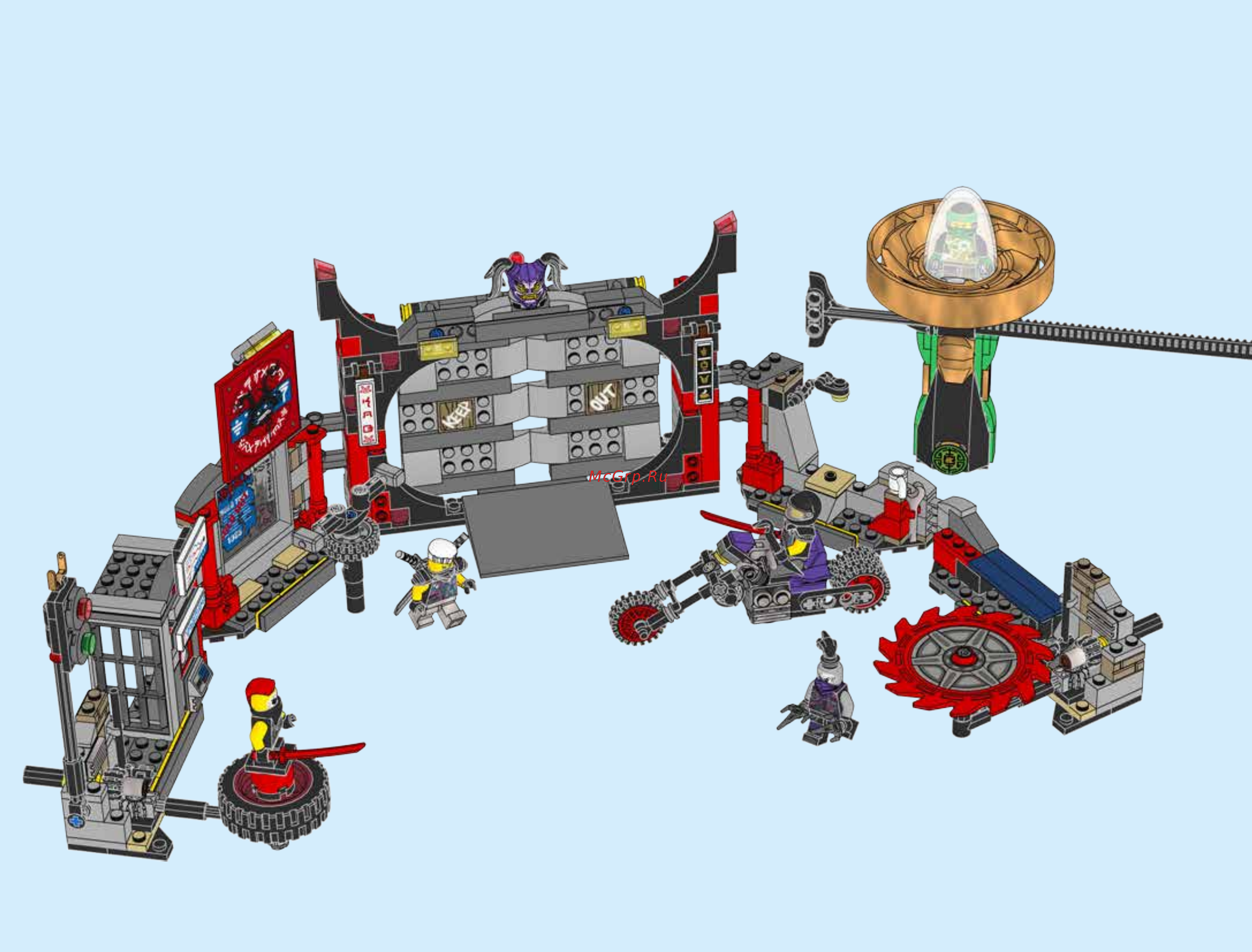 Lego Ninjago Штаб-квартира Сынов Гармадона (70640) Инструкция по сборке онлайн [88/96] 372475