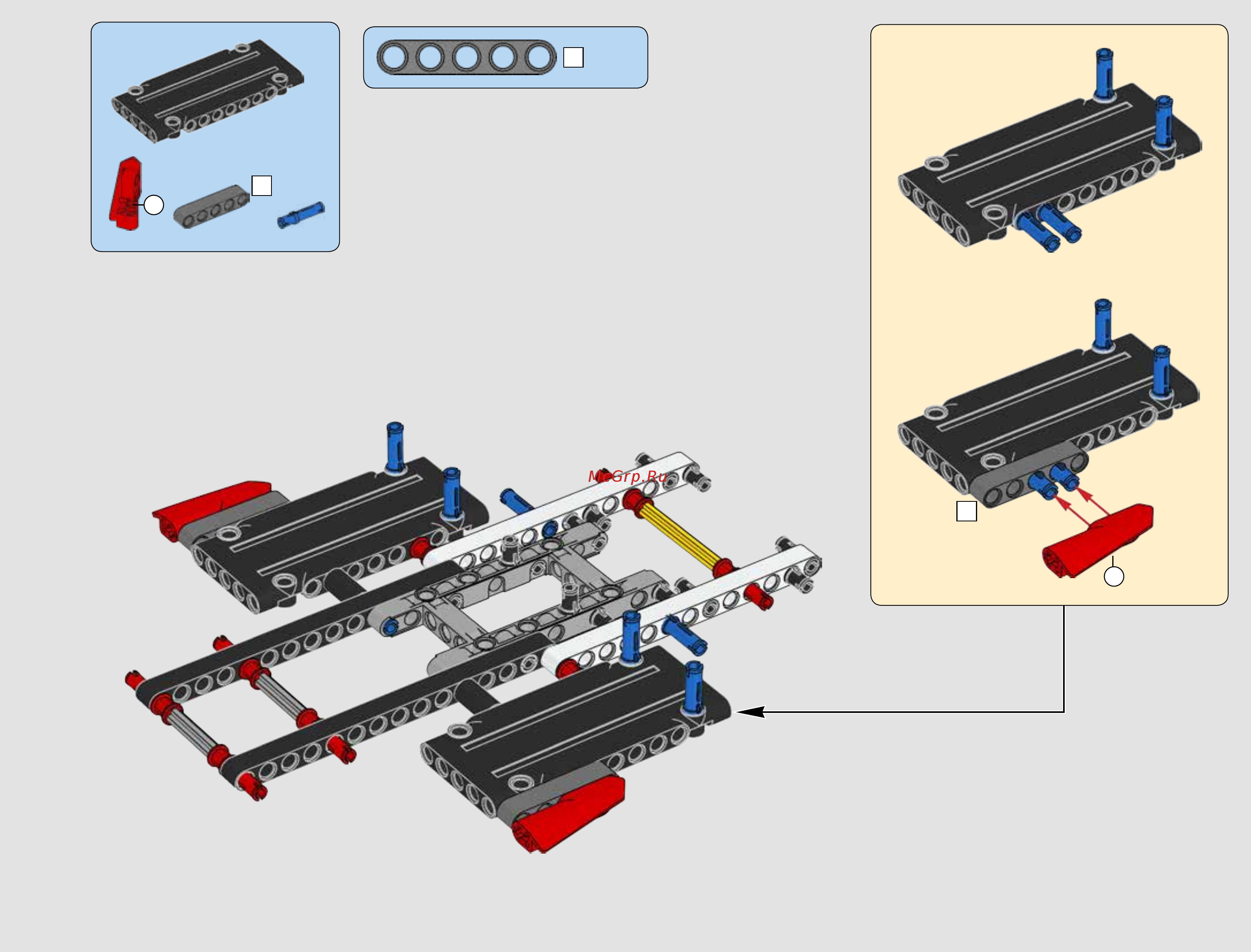 Lego Technic Гоночный автомобиль (42077) Инструкция по сборке онлайн [9/188] 372491