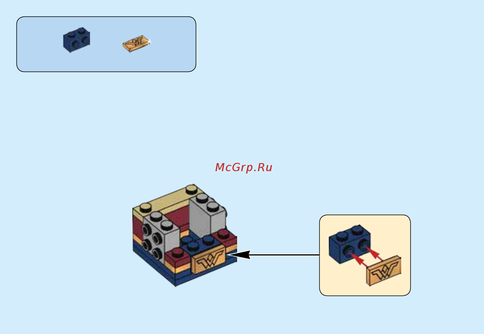Lego BrickHeadz Чудо-женщина (41599) Инструкция по сборке онлайн [6/40] 372503