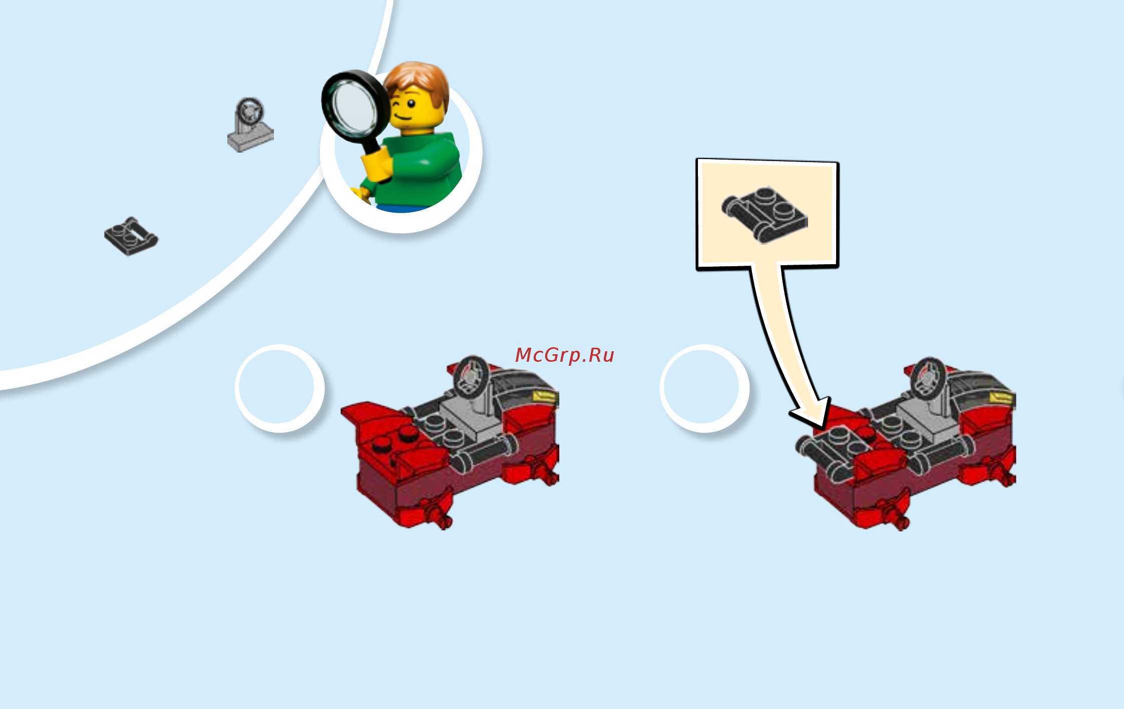 Lego Juniors Погоня горной полиции (10751) Инструкция по сборке онлайн [10/64] 372517