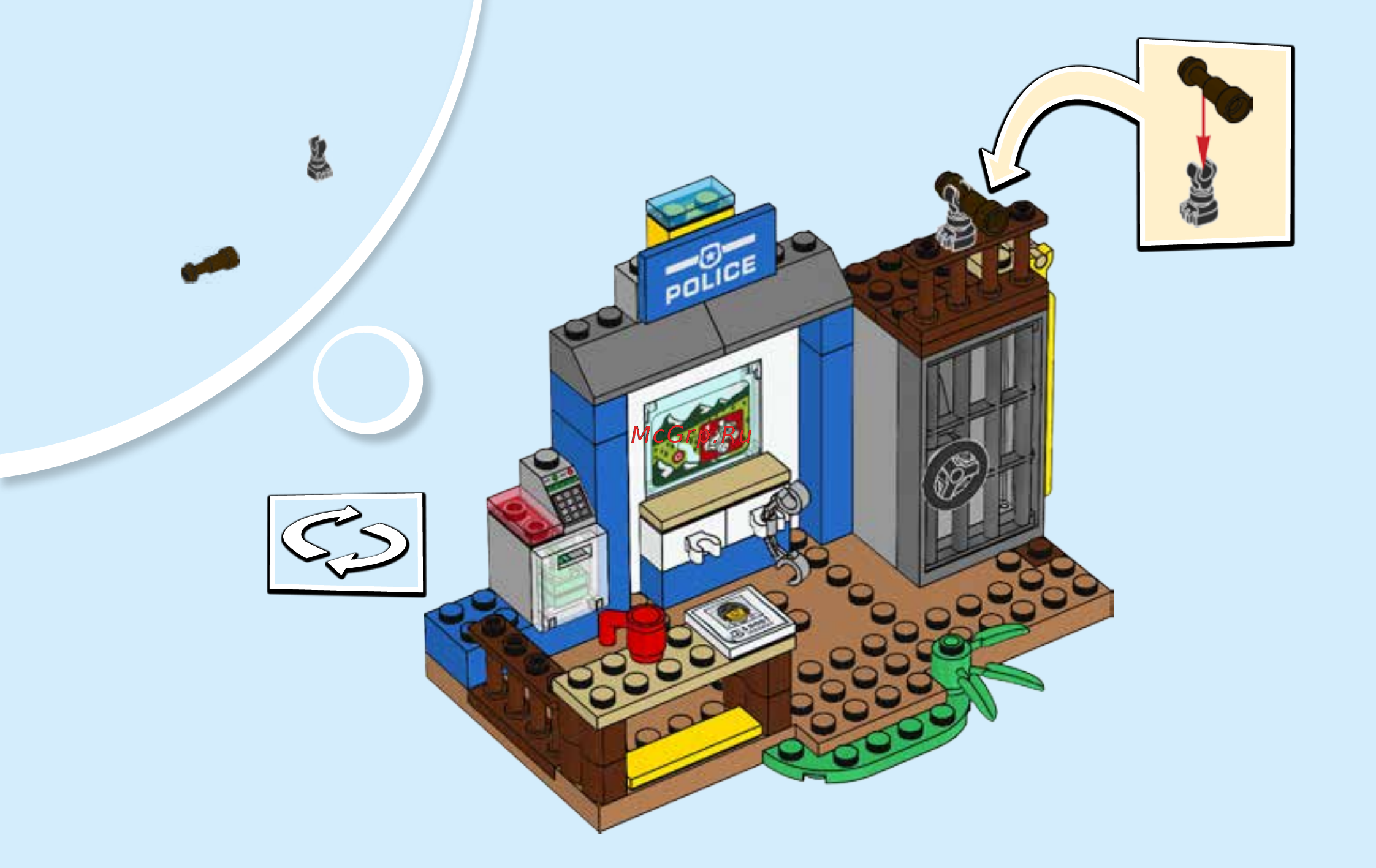 Lego Juniors Погоня горной полиции (10751) Инструкция по сборке онлайн [57/64] 372517