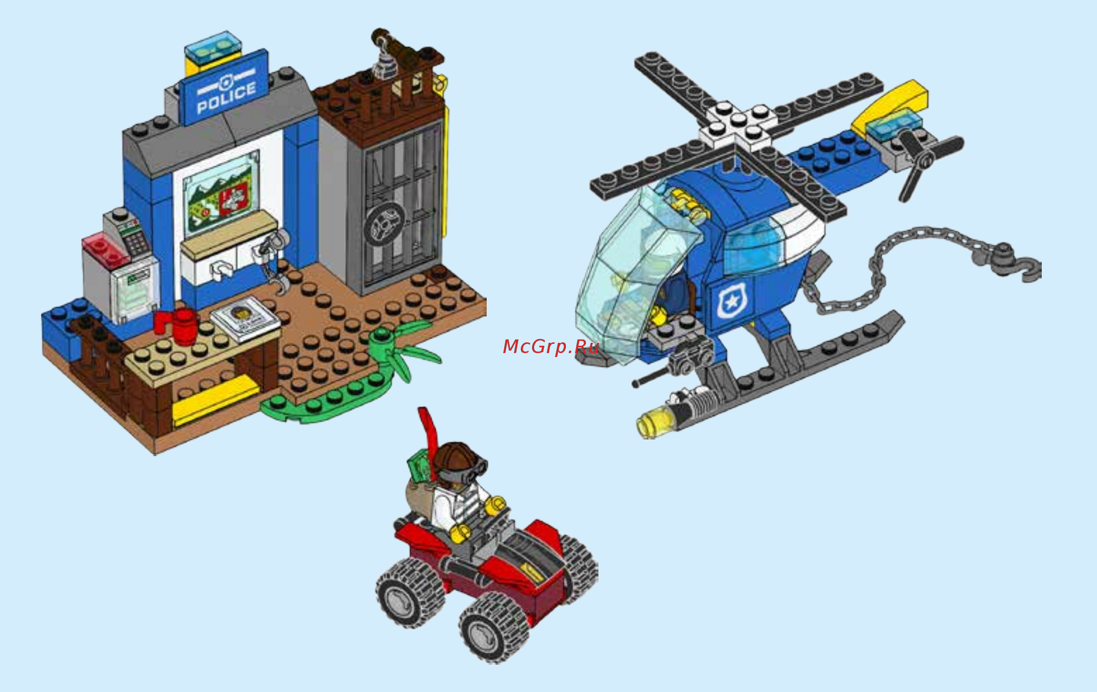 Lego Juniors Погоня горной полиции (10751) Инструкция по сборке онлайн [58/64] 372517