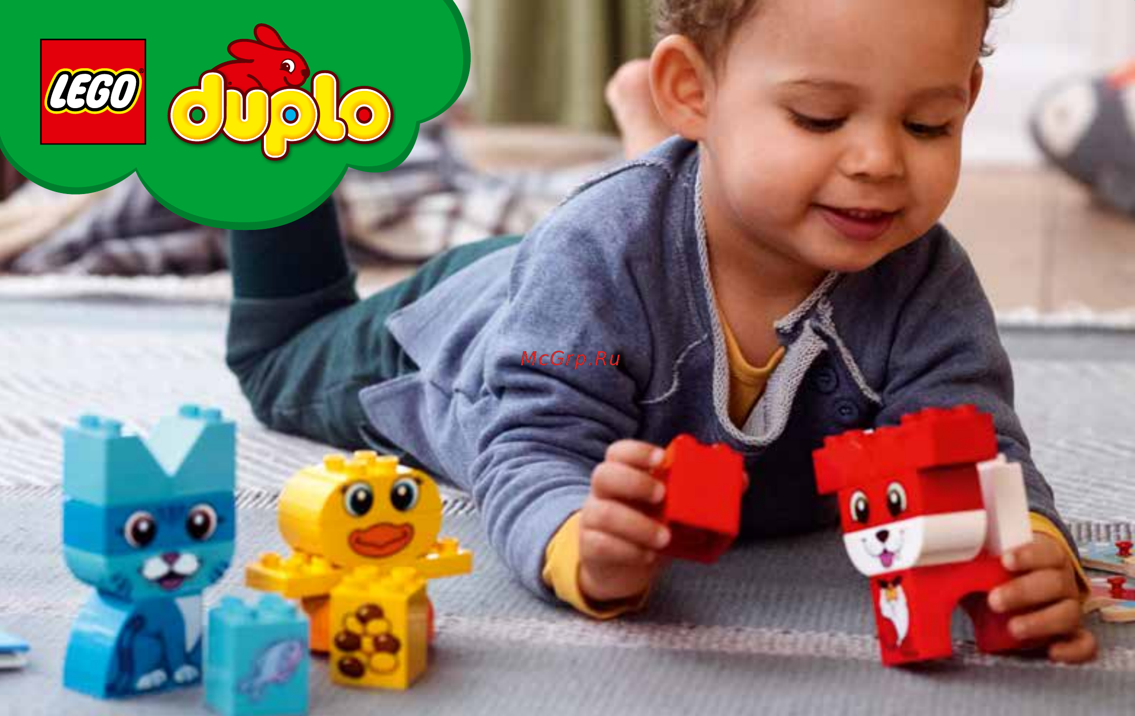 Lego DUPLO My First Мои первые домашние животные (10858) Инструкция по сборке онлайн [4/8] 372522