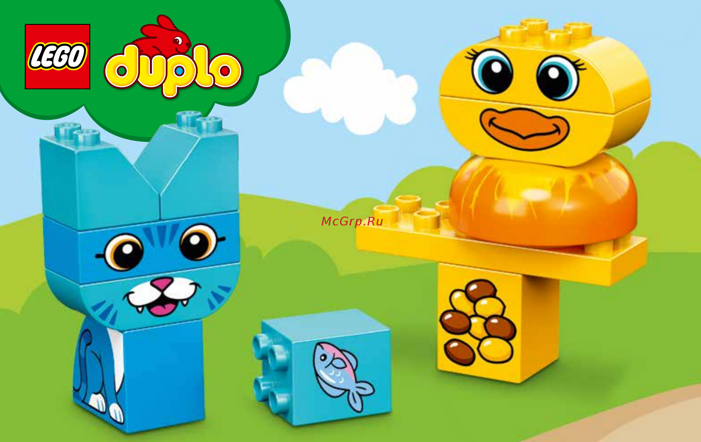 Lego DUPLO My First Мои первые домашние животные (10858) Инструкция по сборке онлайн [6/8] 372522