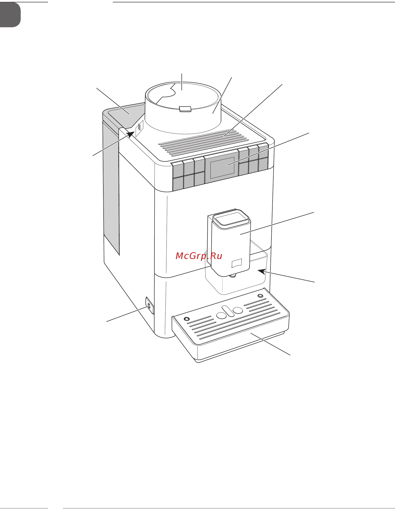 Melitta Caffeo Passione OT F 531-102 [8/752] Abb 1 gerät von links vorne