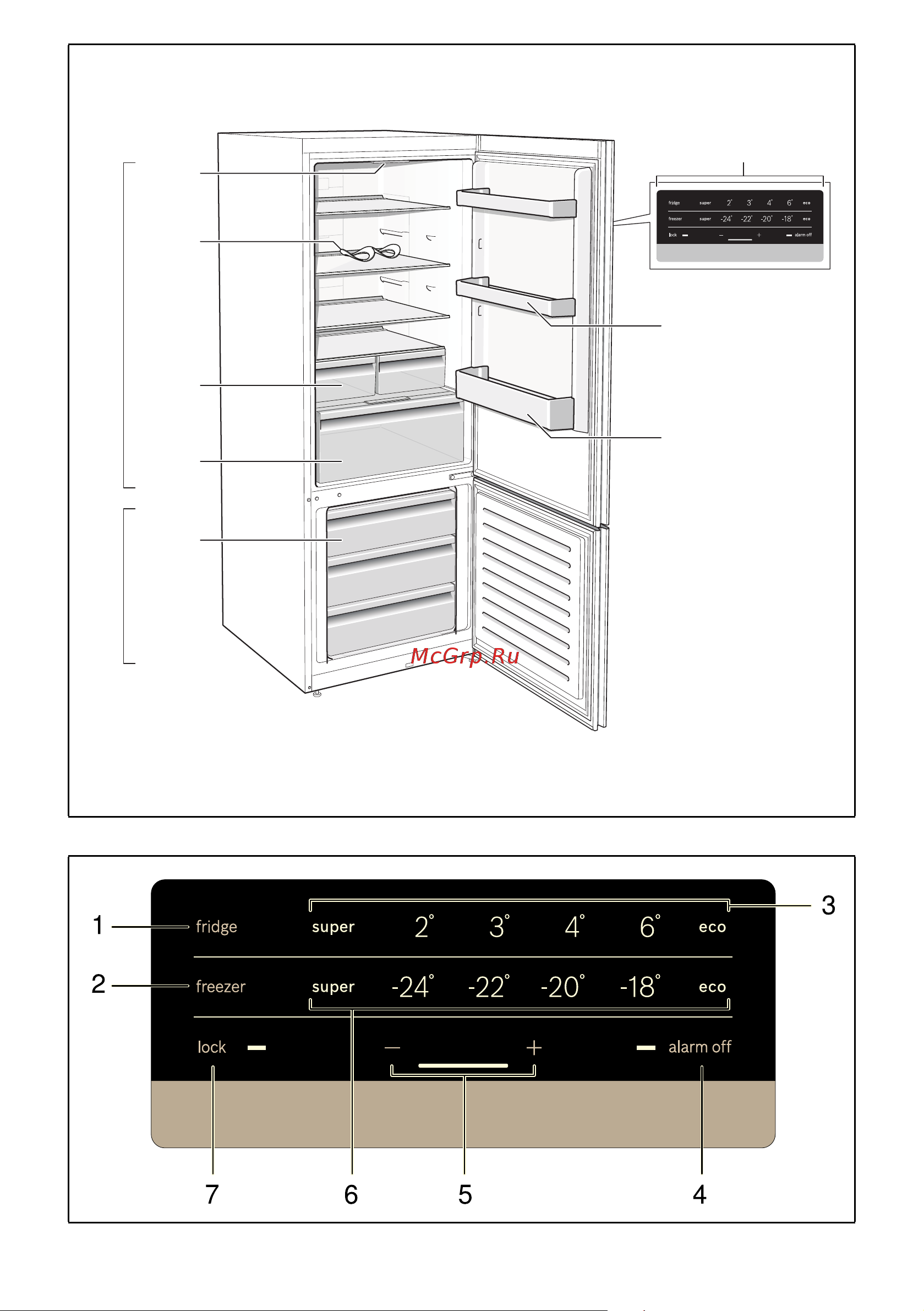 Bosch VitaFresh KGN39LQ3AR Инструкция по эксплуатации онлайн [47/50] 587456