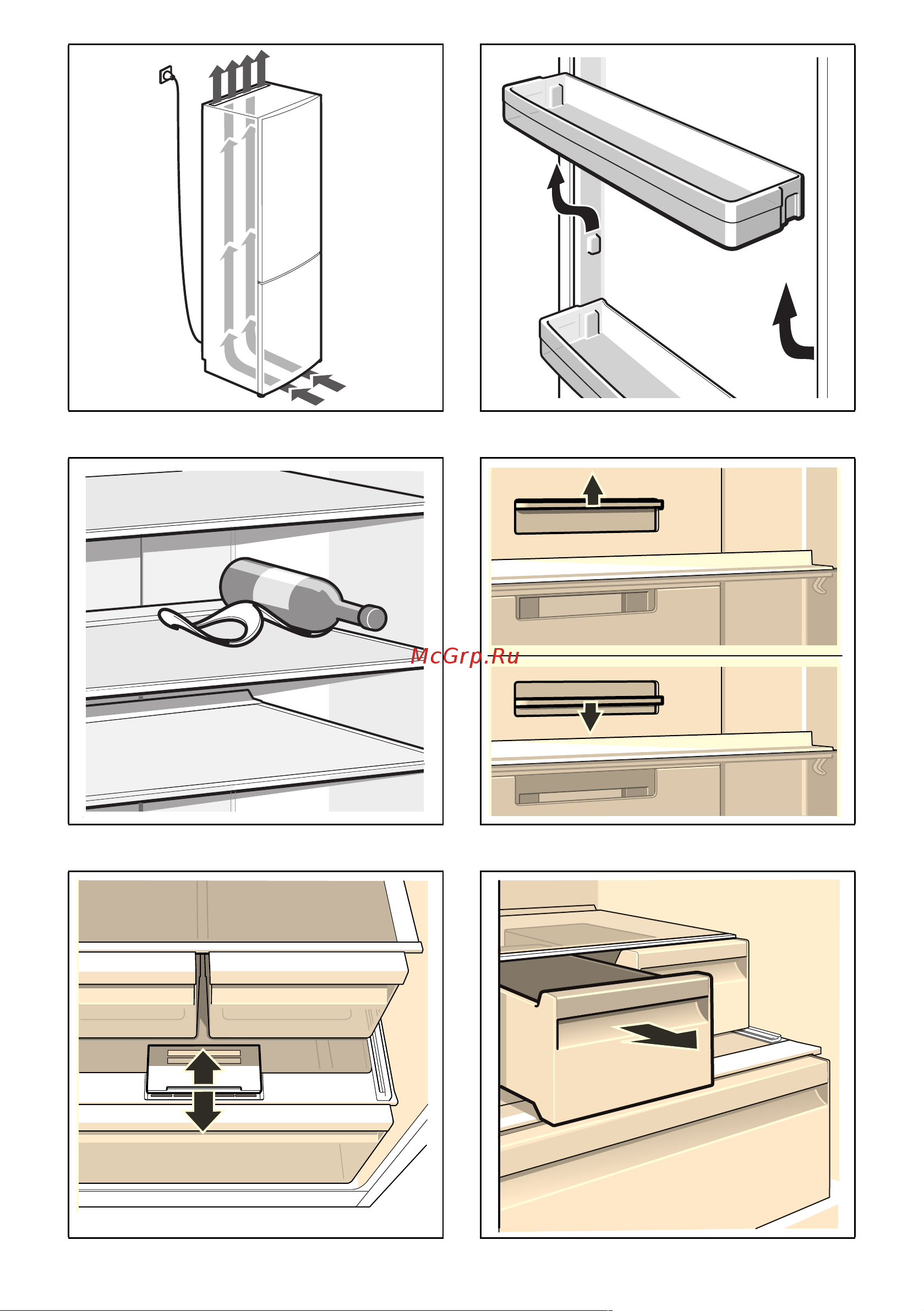 Bosch VitaFresh KGN39LQ3AR Инструкция по эксплуатации онлайн [48/50] 587456