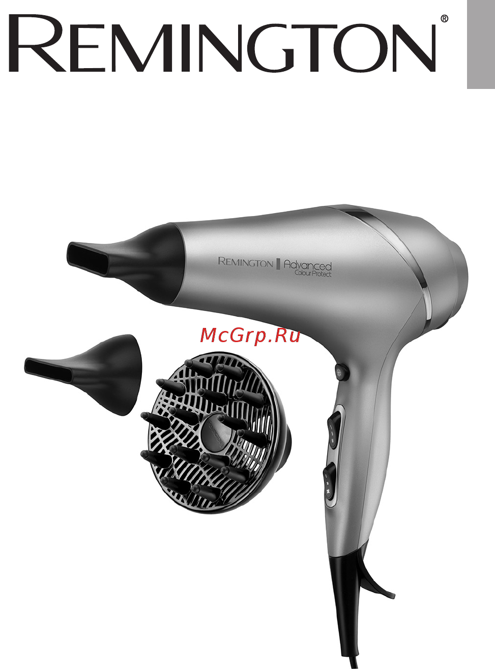 Remington Advanced Colour Protect AC8605 Gold Инструкция по эксплуатации онлайн