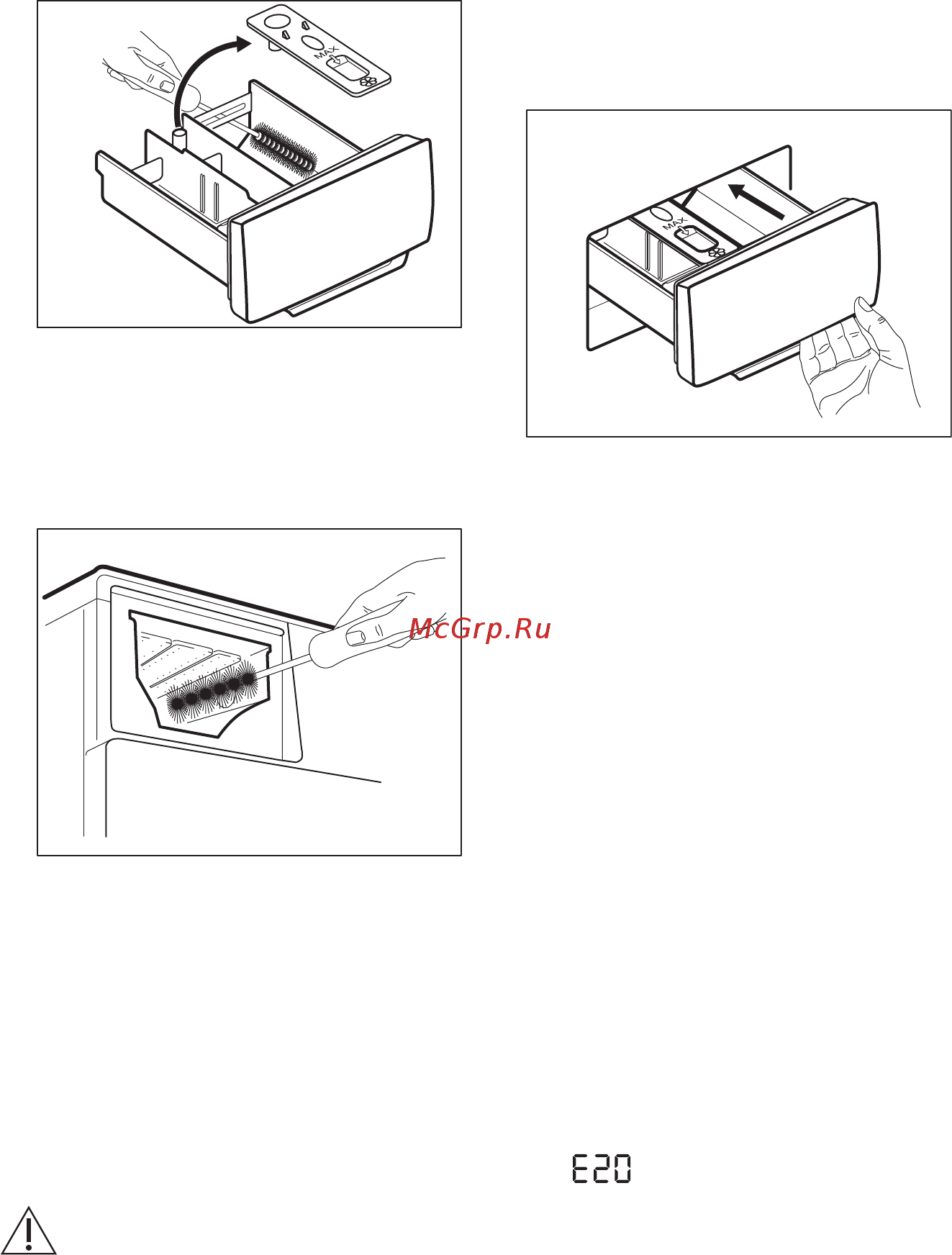 Electrolux EW6S4R 26 BI [31/44] Очистка фильтра сливного насоса