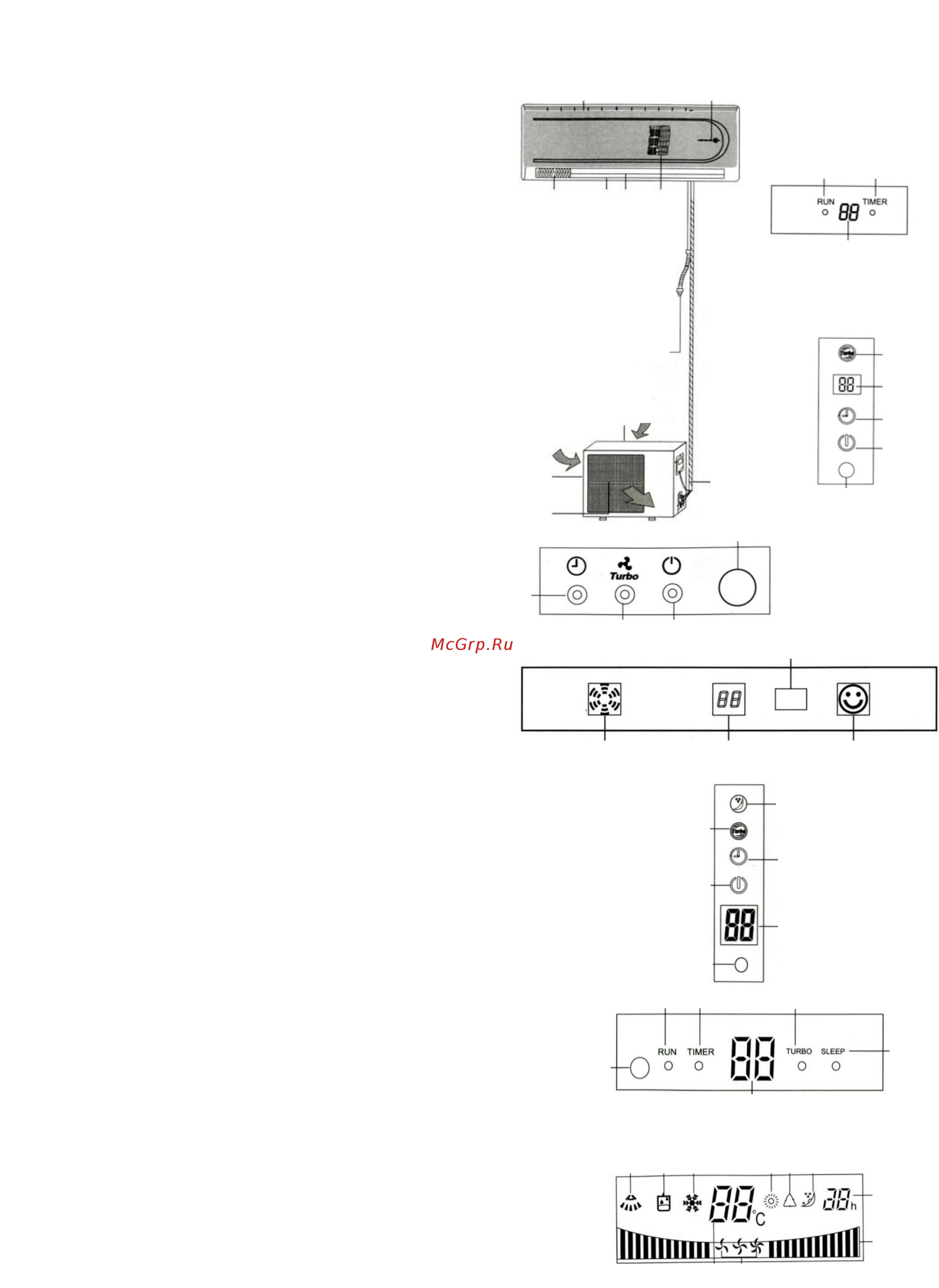 Chigo CS-21H3A-V147/CU-21H3A-V147 Инструкция по эксплуатации онлайн
