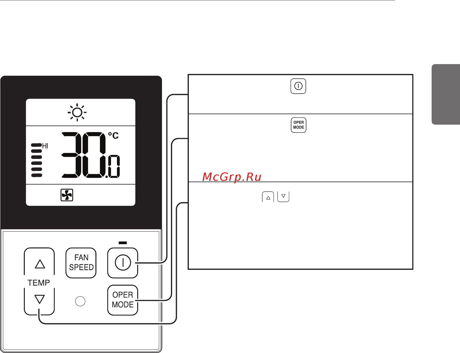 LG Smart UM36WC.N21R0/UU36WC.U41R0 Белый [11/21] Стандартная операция режим нагревания