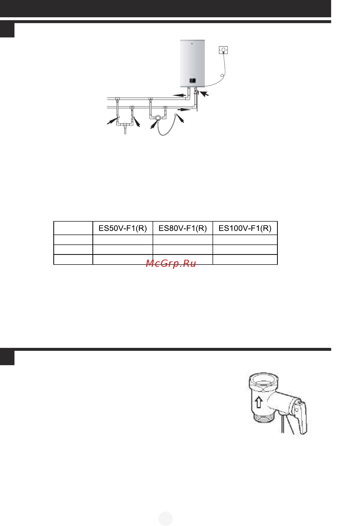 Haier ES100V-F1(R) [4/10] Монтаж эксплуатация
