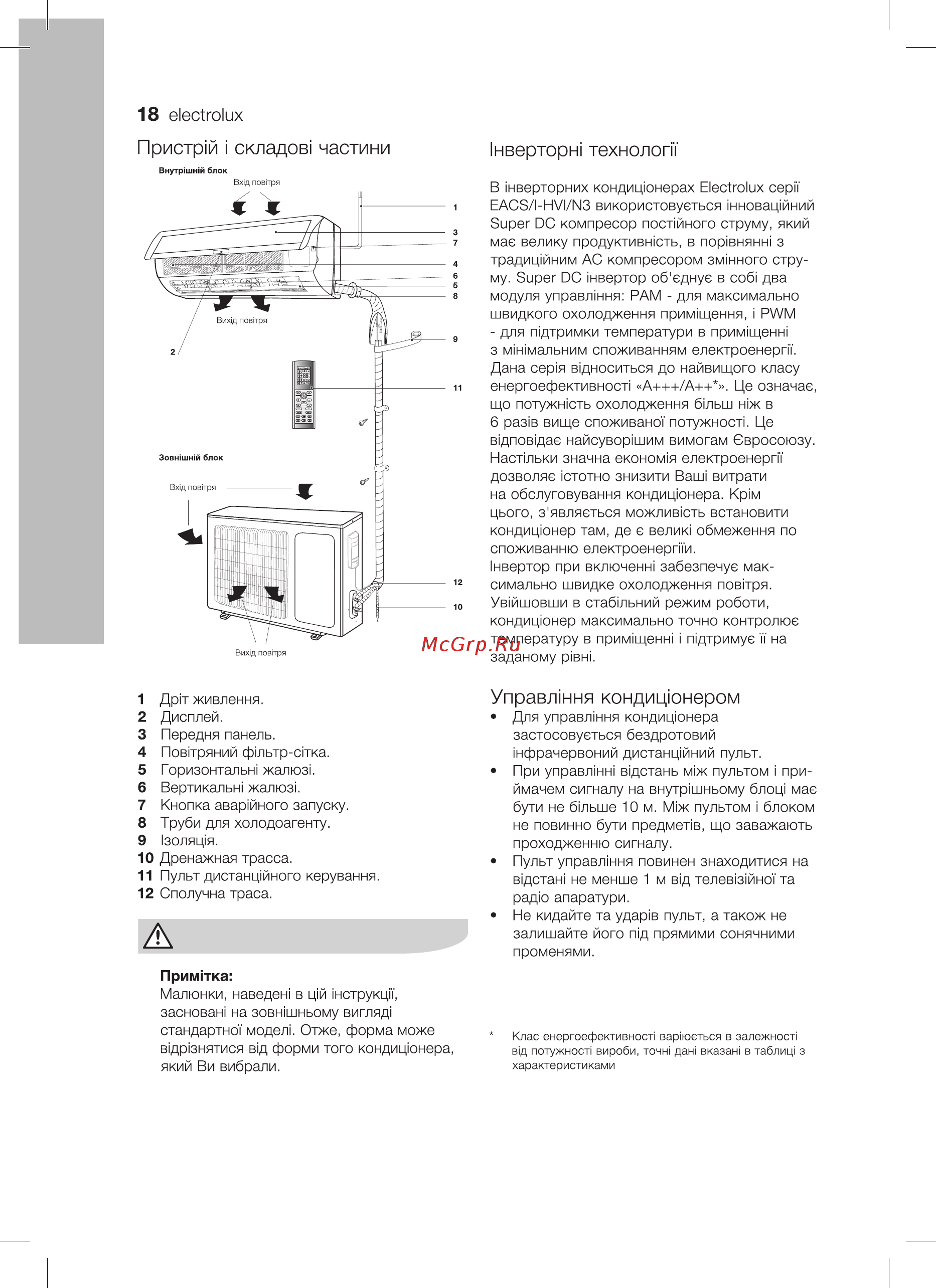 Electrolux EACS/I-09HVI/N3 [18/40] Electrolux