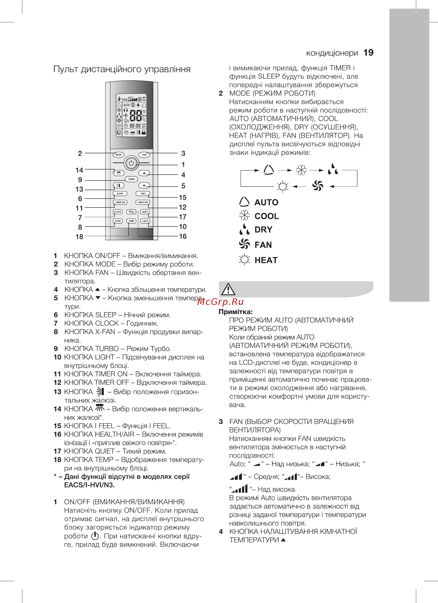 Electrolux EACS/I-09HVI/N3 [19/40] Ô auto