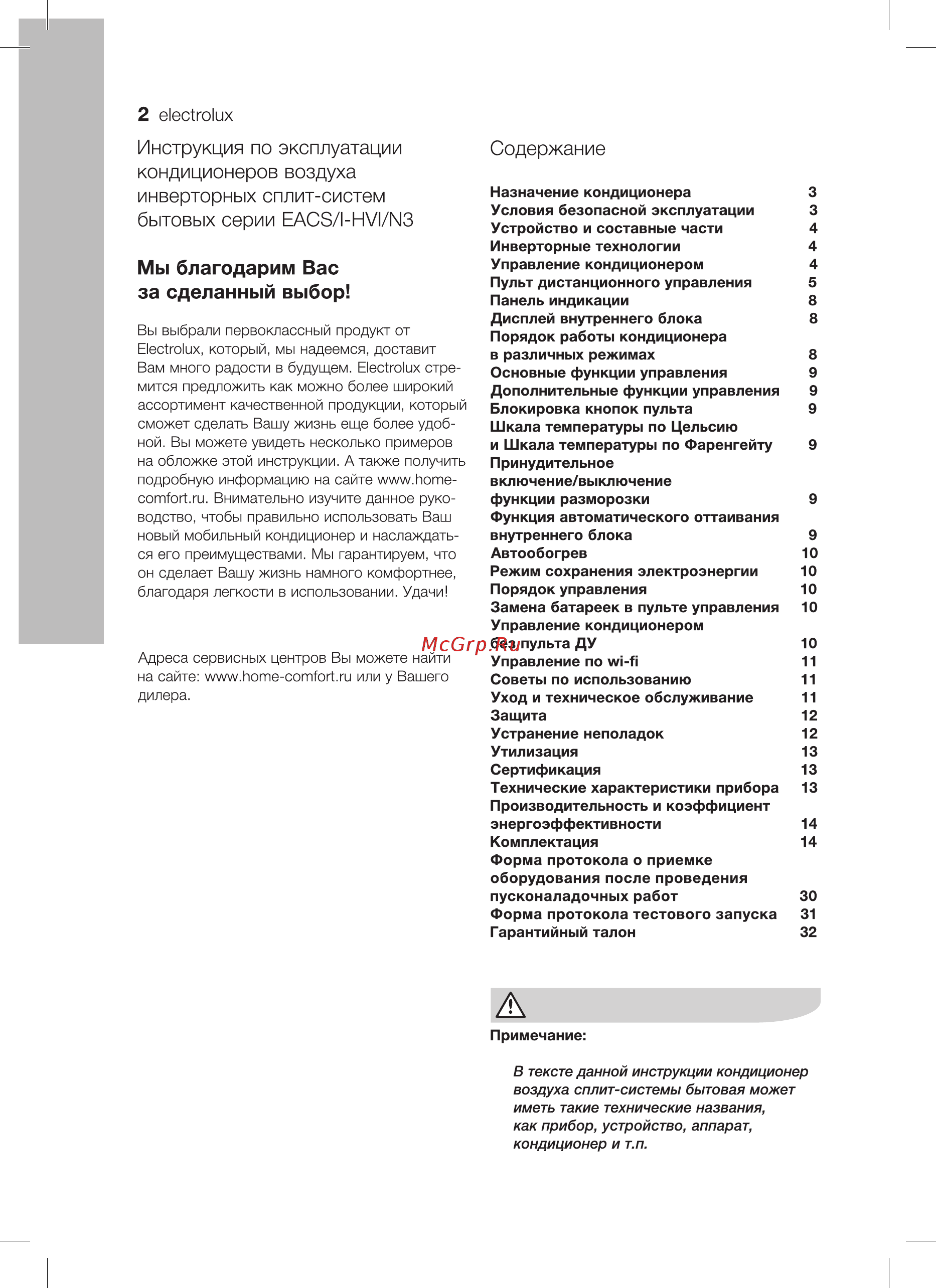 Electrolux EACS/I-09HVI/N3 [2/40] Инструкция по эксплуатации кондиционеров воздуха инверторных сплит систем бытовых серии eacs i hvi n3