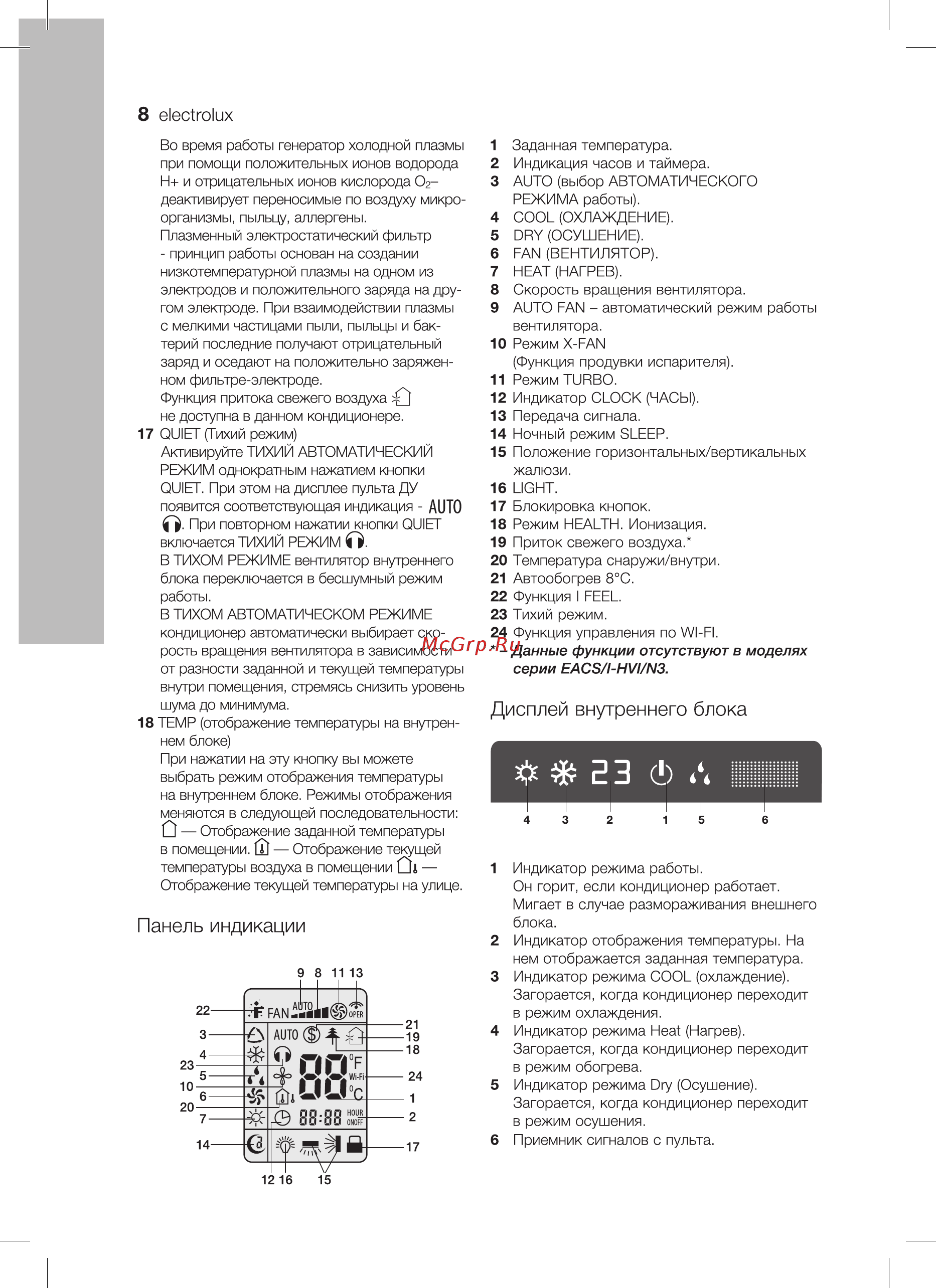Electrolux EACS/I-09HVI/N3 [8/40] Electrolux