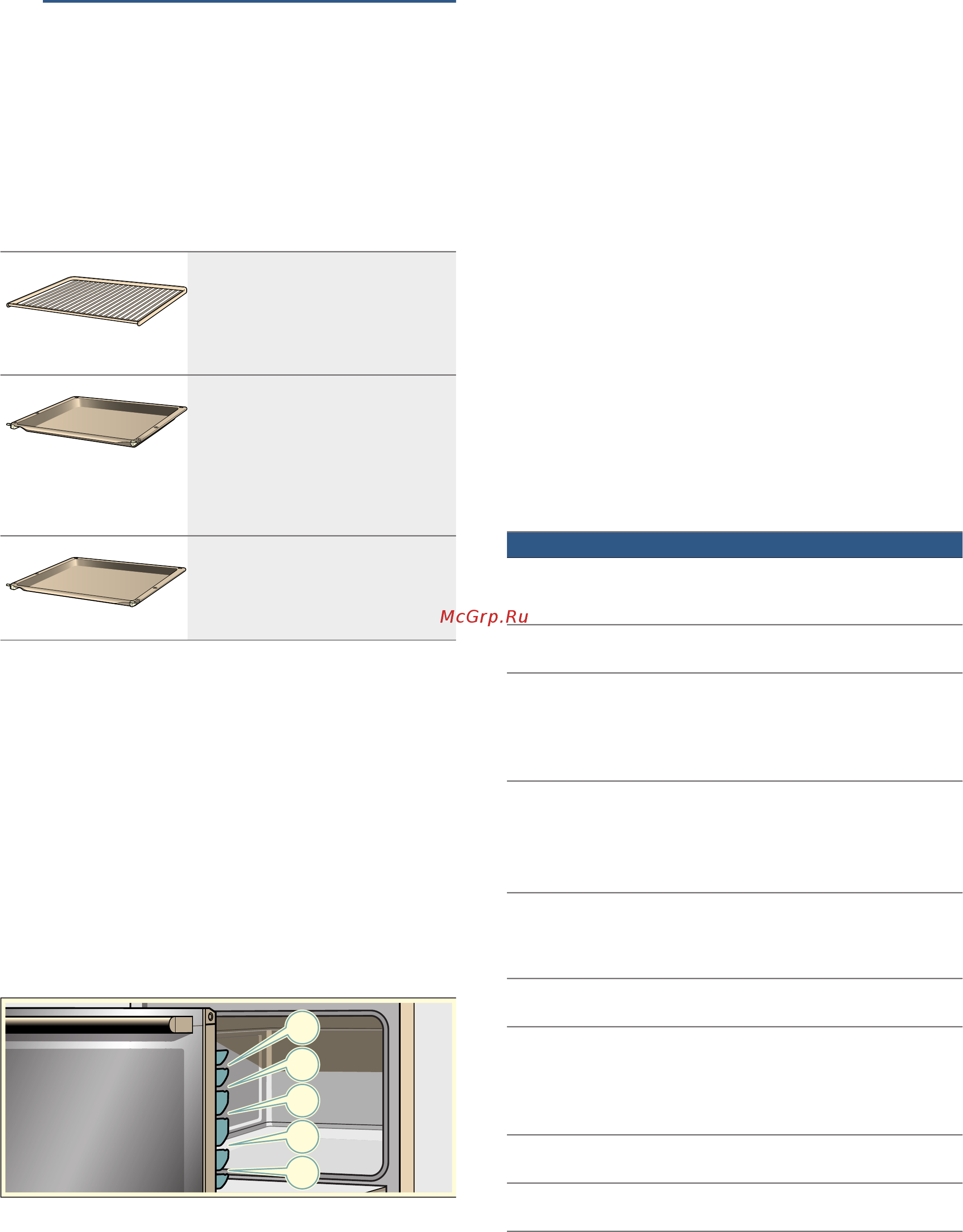 Bosch Serie 6 HBB356BW0R [11/40] Специальные принадлежности