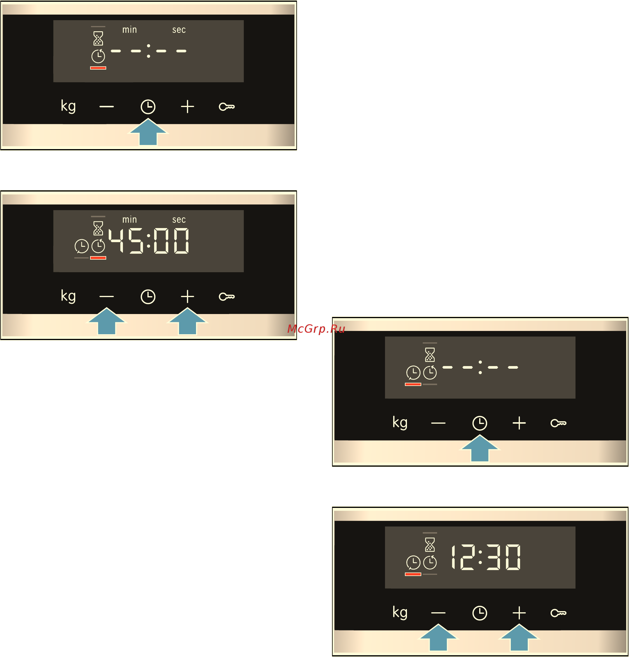 Bosch HBT457UB0 [15/44] Установка времени окончания
