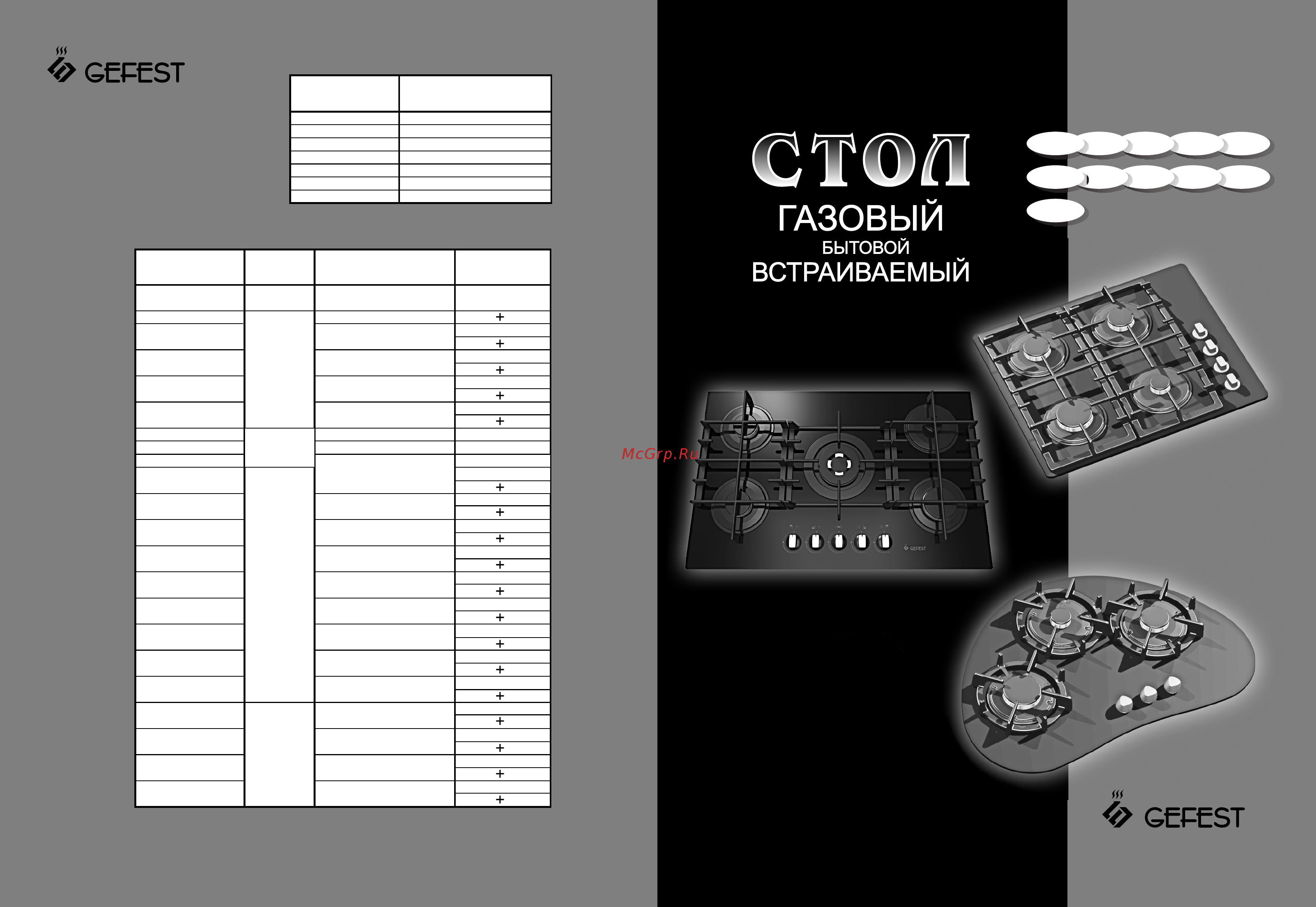 Gefest СГ СН 2340 К33 Инструкция по эксплуатации онлайн