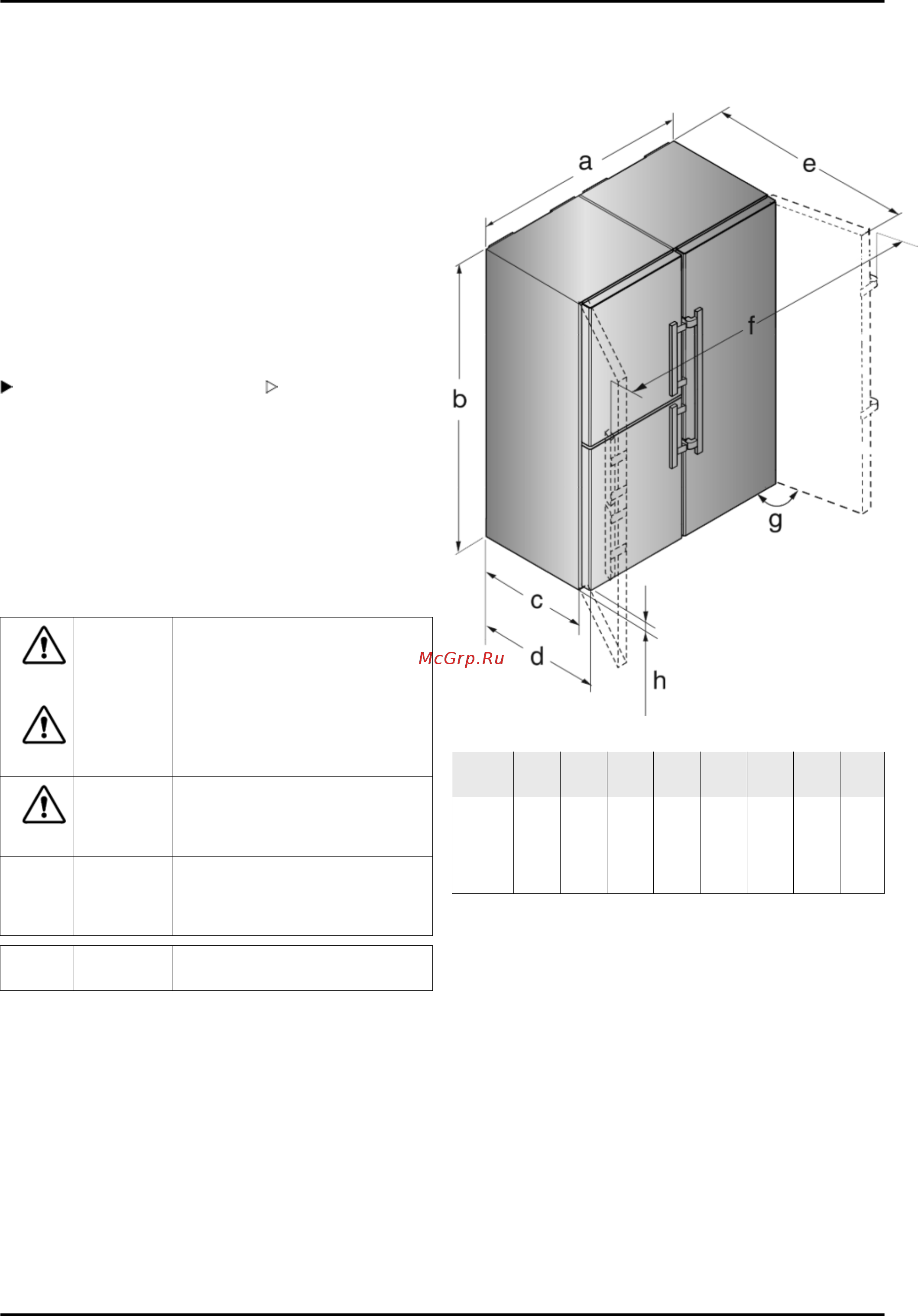 Liebherr SBSesf 7212 [2/6] Габариты для установки
