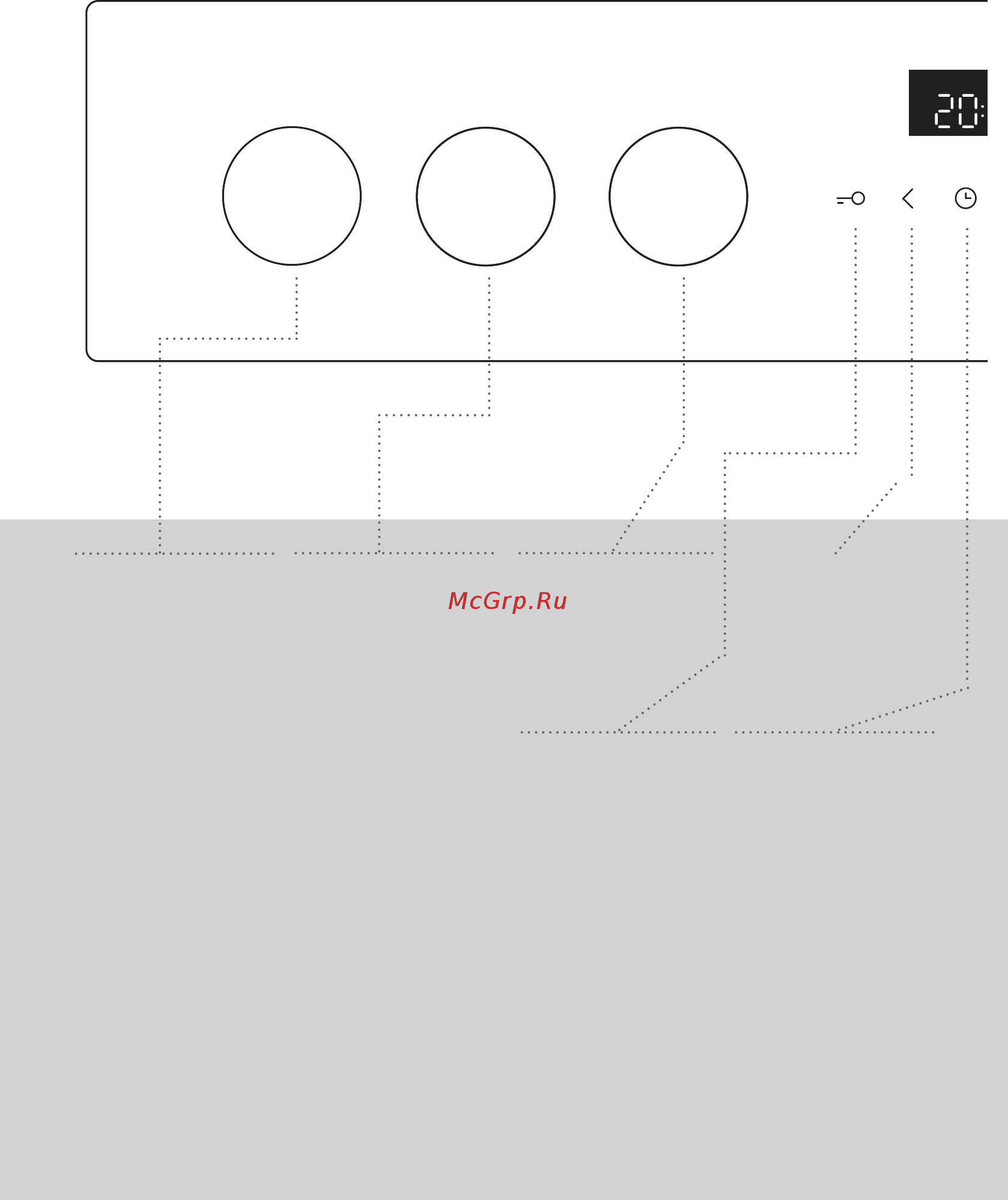 Gorenje EC 63 INI [8/56] Панель управления