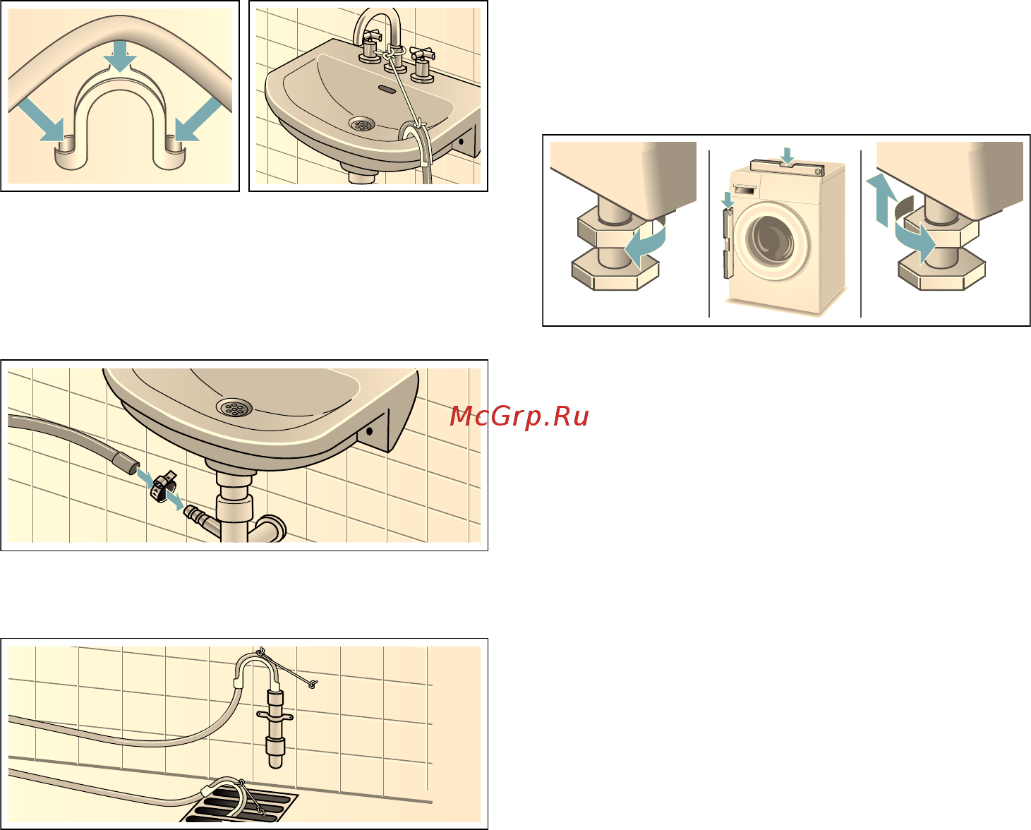 Siemens WS 12 L 142 OE [18/48] Выравнивание