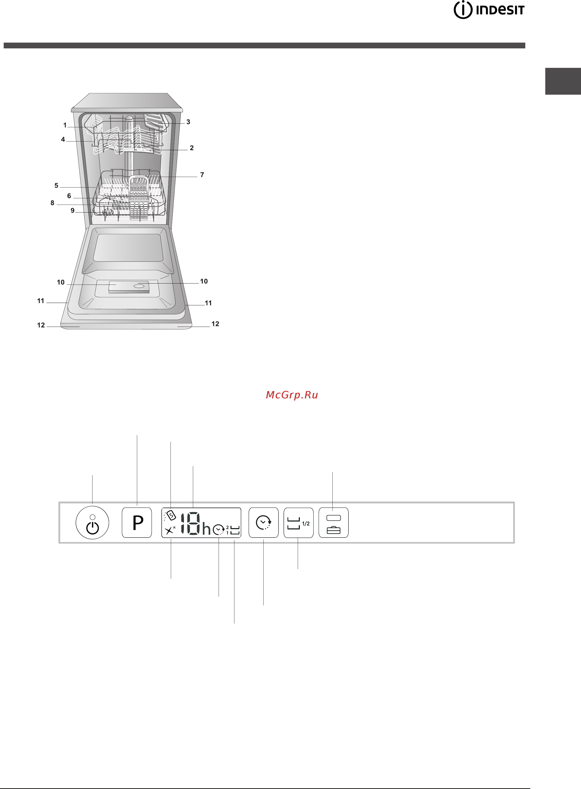 Indesit DISR 57 H 96 Z [51/84] Widok ogólny