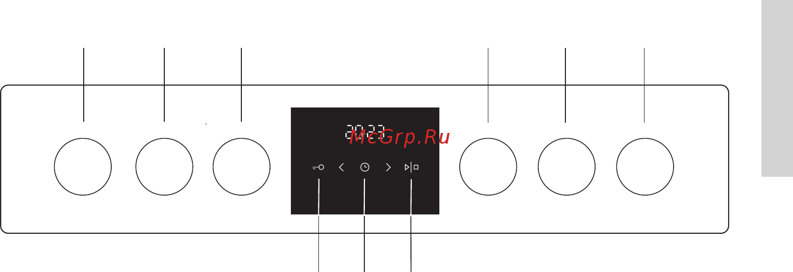Gorenje K63INB [13/68] Панель управления
