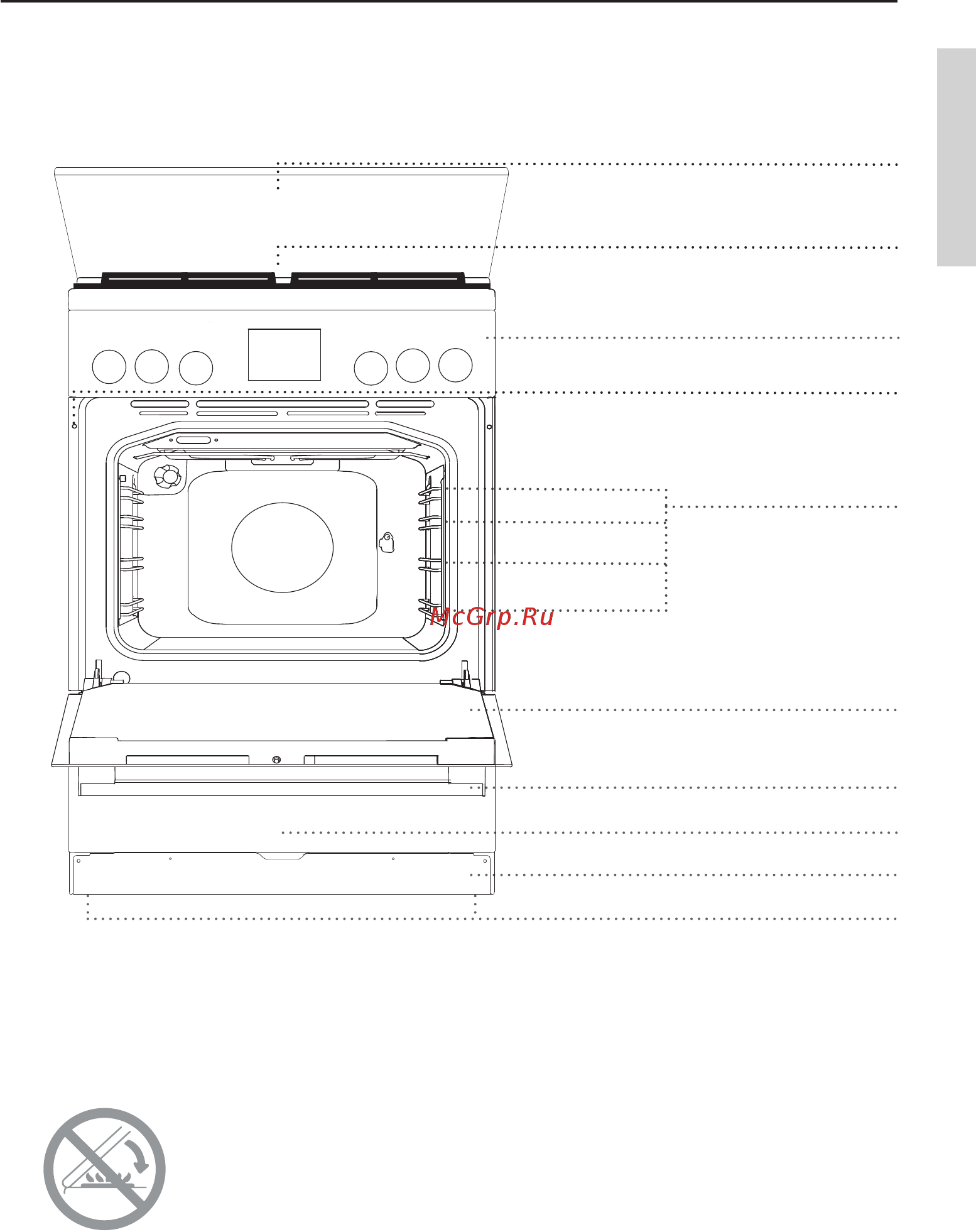 Gorenje K63INB [9/68] Комбинированная плита