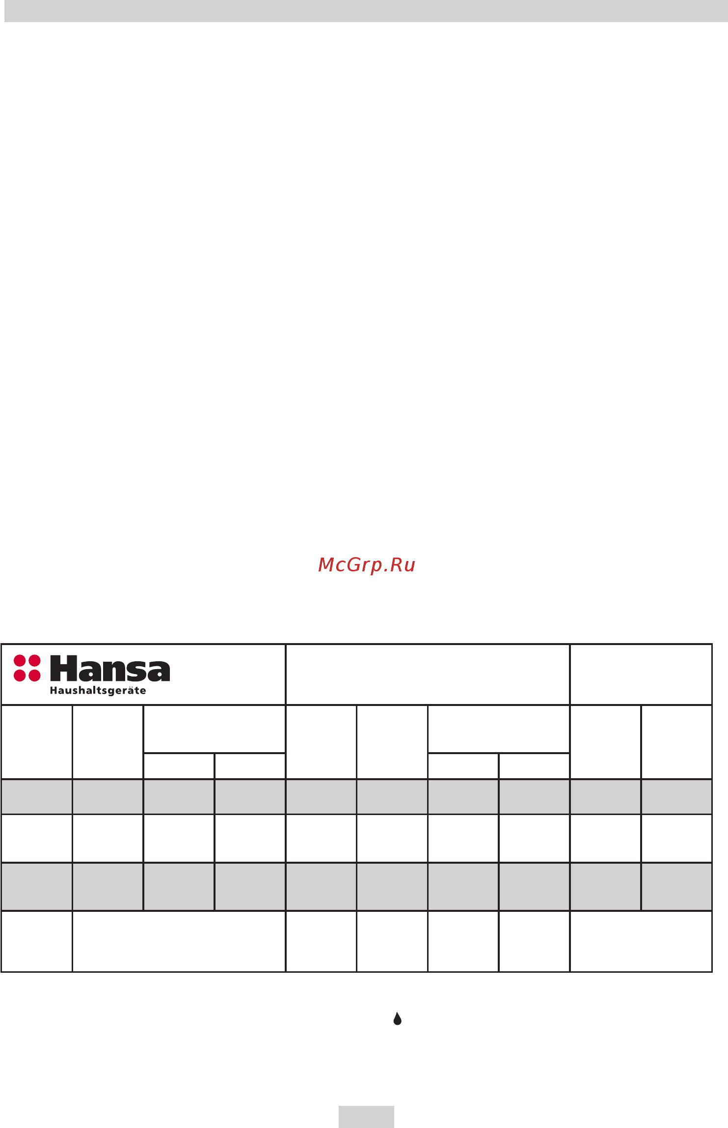Hansa FCMX68021 [9/68] Ручка регулятора температуры духовки 2 ручка выбора функции духовки 3 4 5 6 ручки управления газовыми конфорками 7 контрольная лампа терморегулятора l 8 контрольная лампа работы плиты r 9 крепление дверцы духовки 10 ящик для определенных моделей 11 большая конфорка 12 средняя конфорка 13 решетка 14 bспомогательная конфорка 15 средняя конфорка 16 крышка
