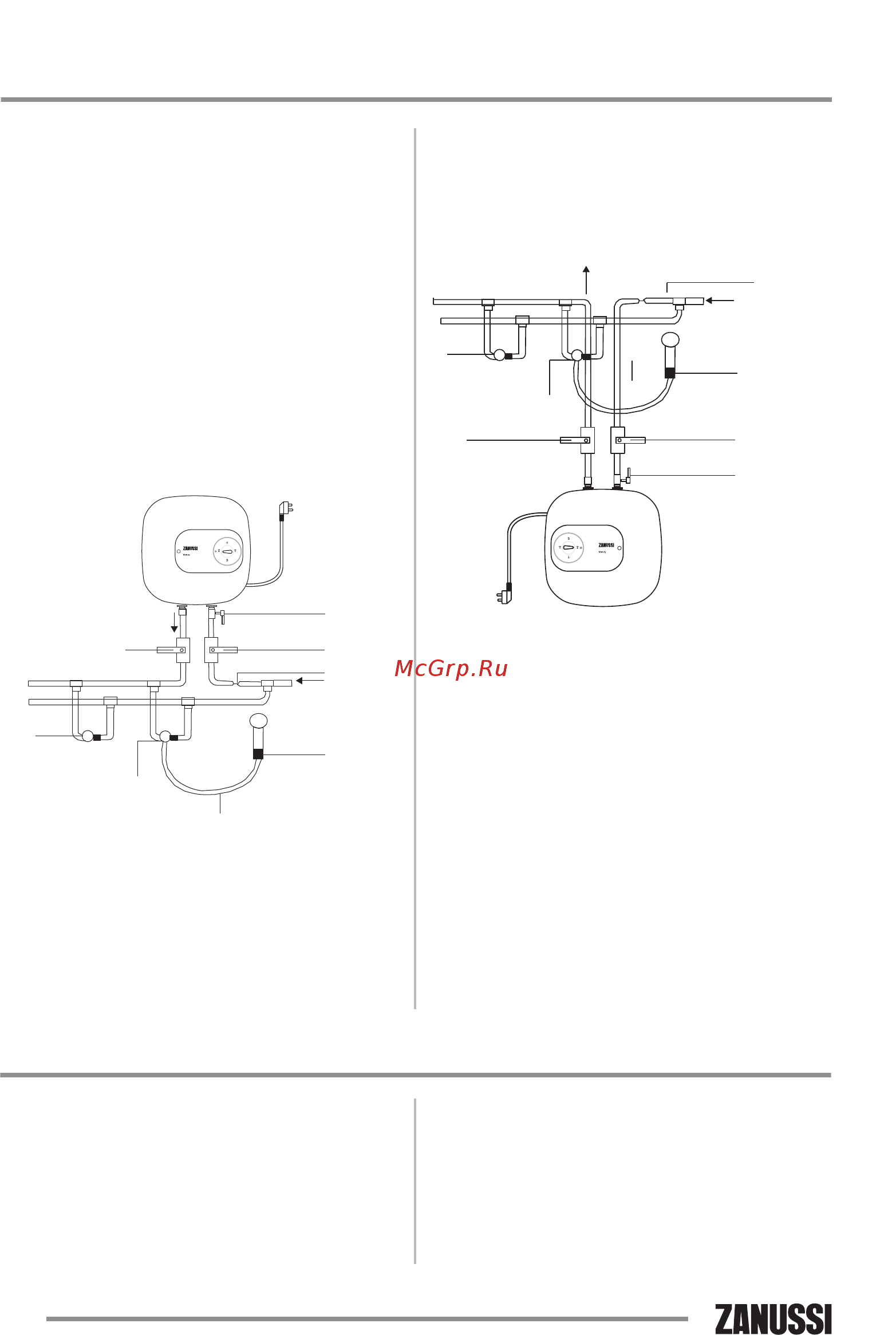Zanussi Melody O ZWH/S 15 [6/32] Подключение к водопроводу